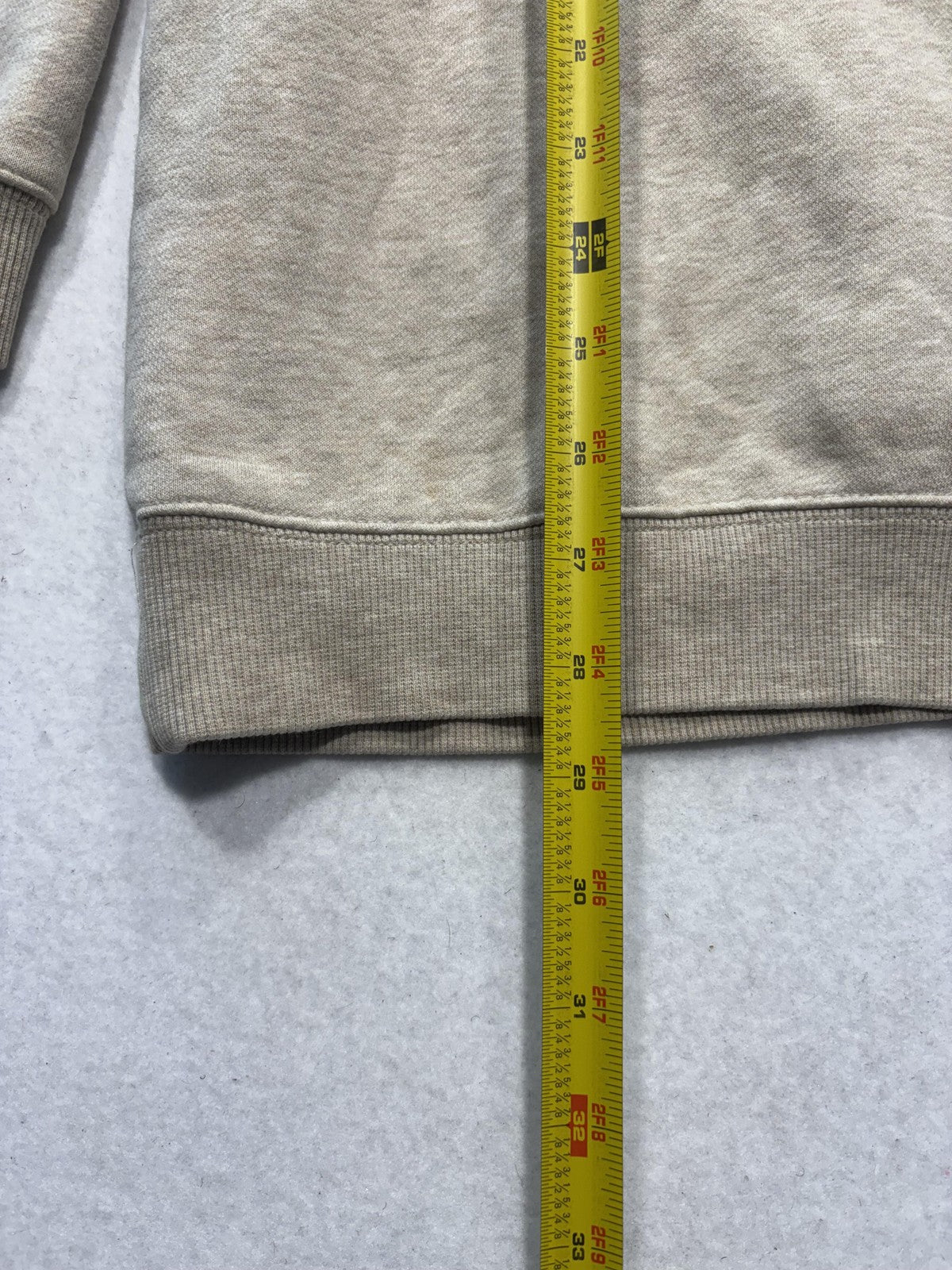 Columbia Sweatshirt Mens Large Beige Fleece Crew Neck Pullover Logo Outdoor