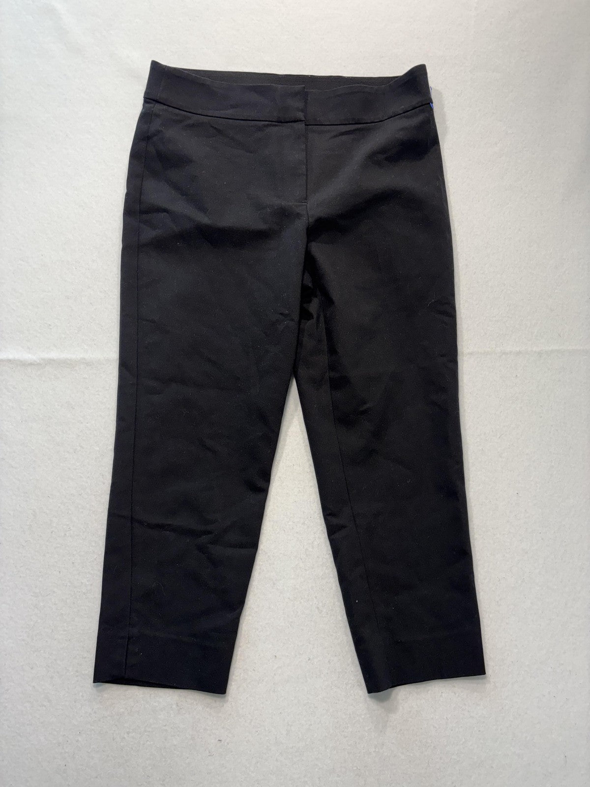 MICHAEL Michael Kors Dress Pants Womens 10 Black Twill Slim Ankle Pull On Work