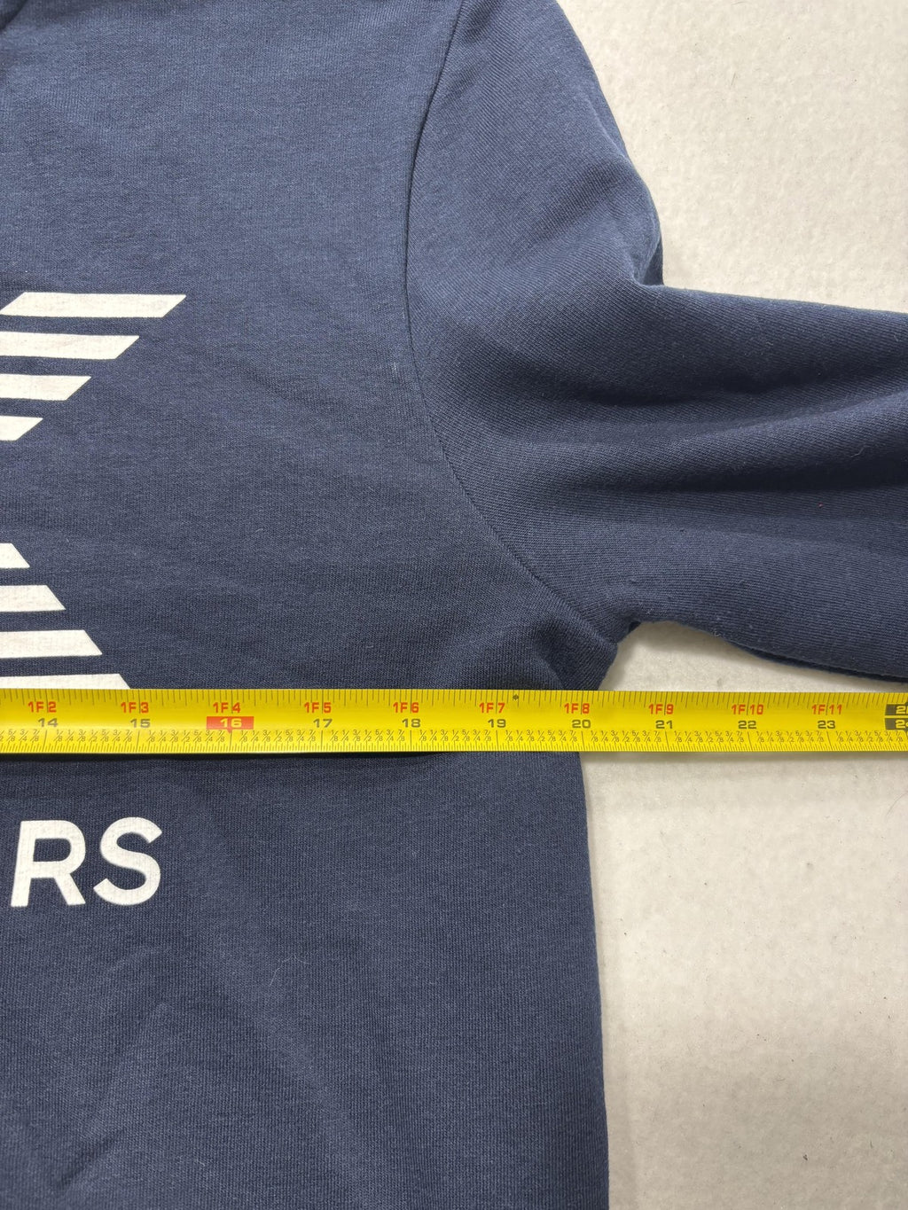 Michael Kors Sweatshirt Mens Small Blue Fleece Crew Neck MK Logo Pullover