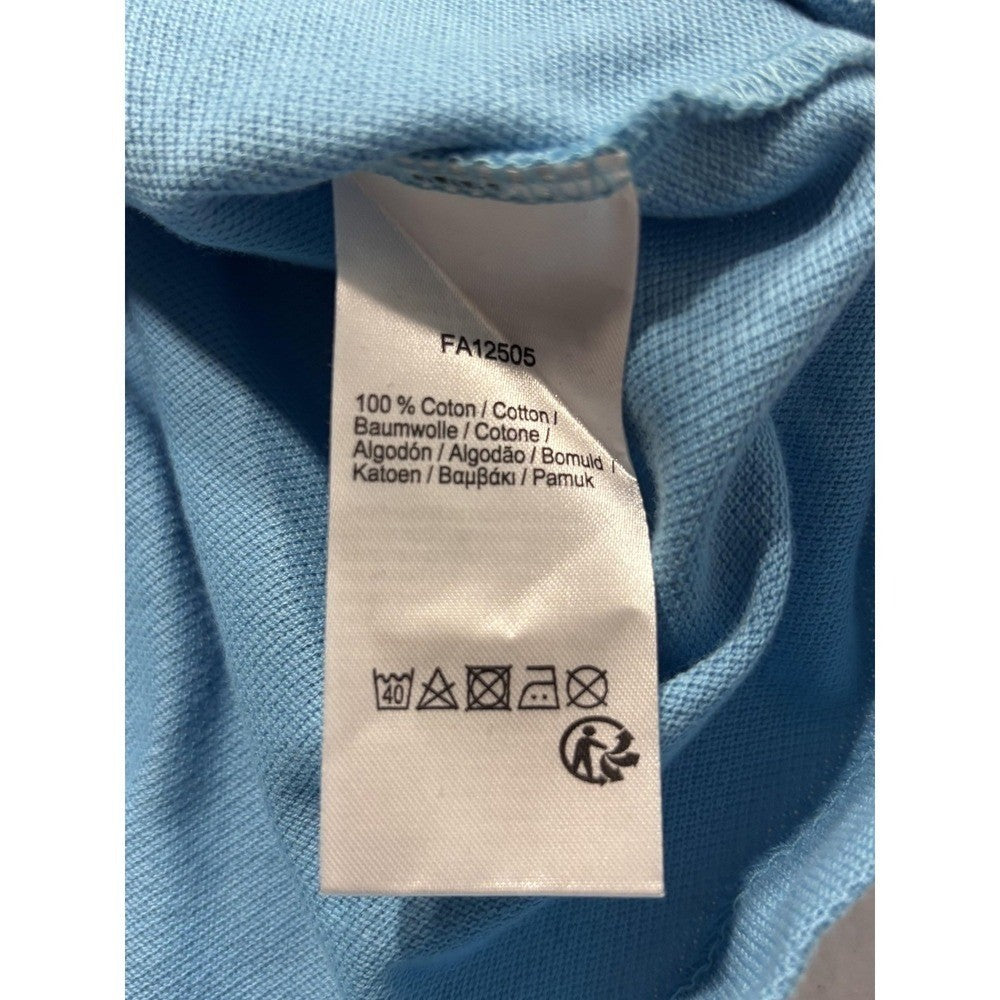 Lacoste Polo Shirt Mens 3XL Blue Classic Fit Pique Cotton Short Sleeve Logo