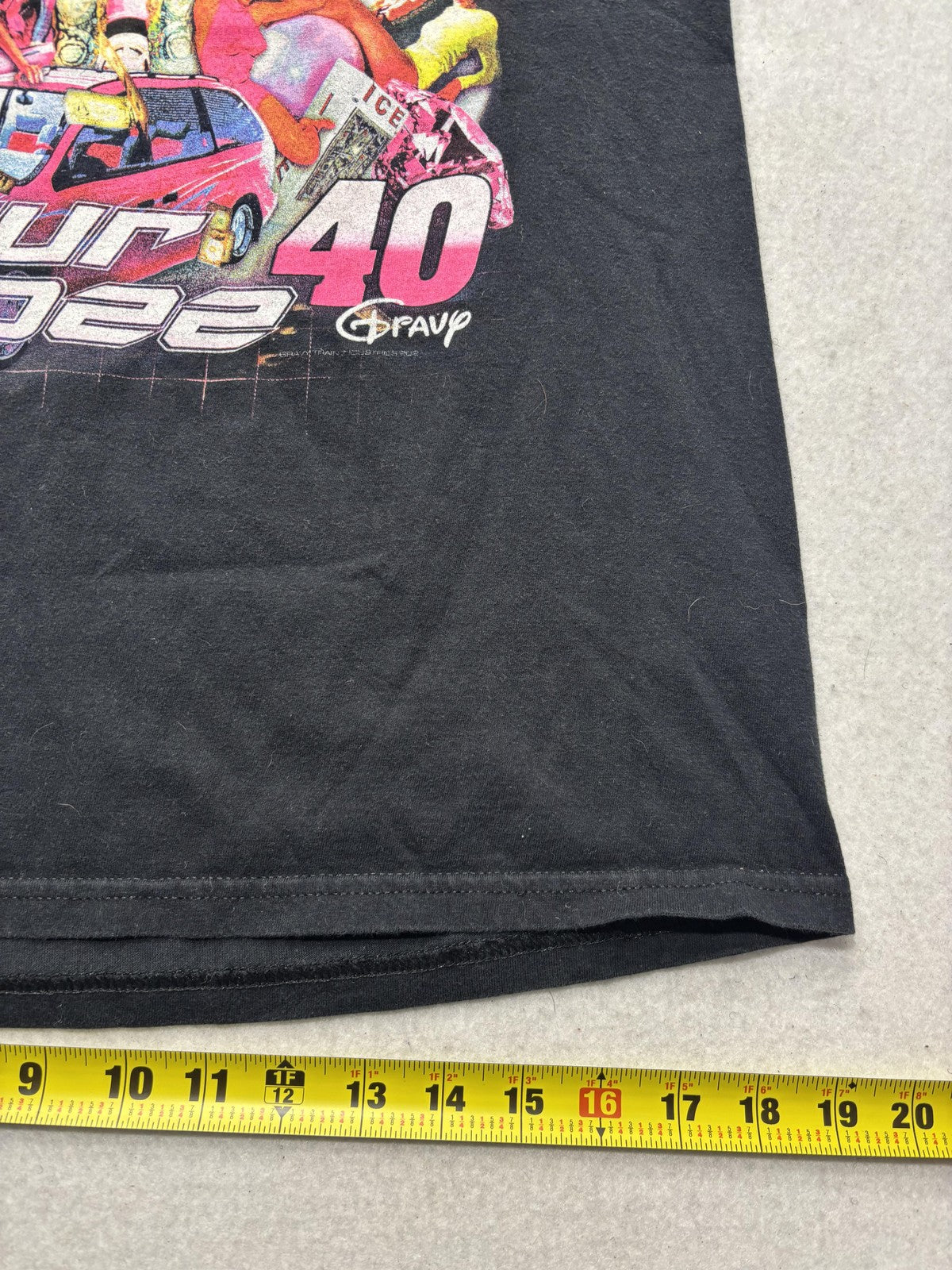 Gildan Hammer Shirt Mens Medium Black Yung Gravy Tour 2022 Graphic Tee Concert