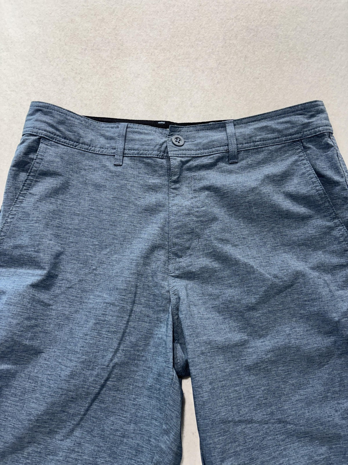 Goodfellow & Co Chino Shorts Mens 30 Blue Stretch Quick Dry 9 Inseam VN 1981193