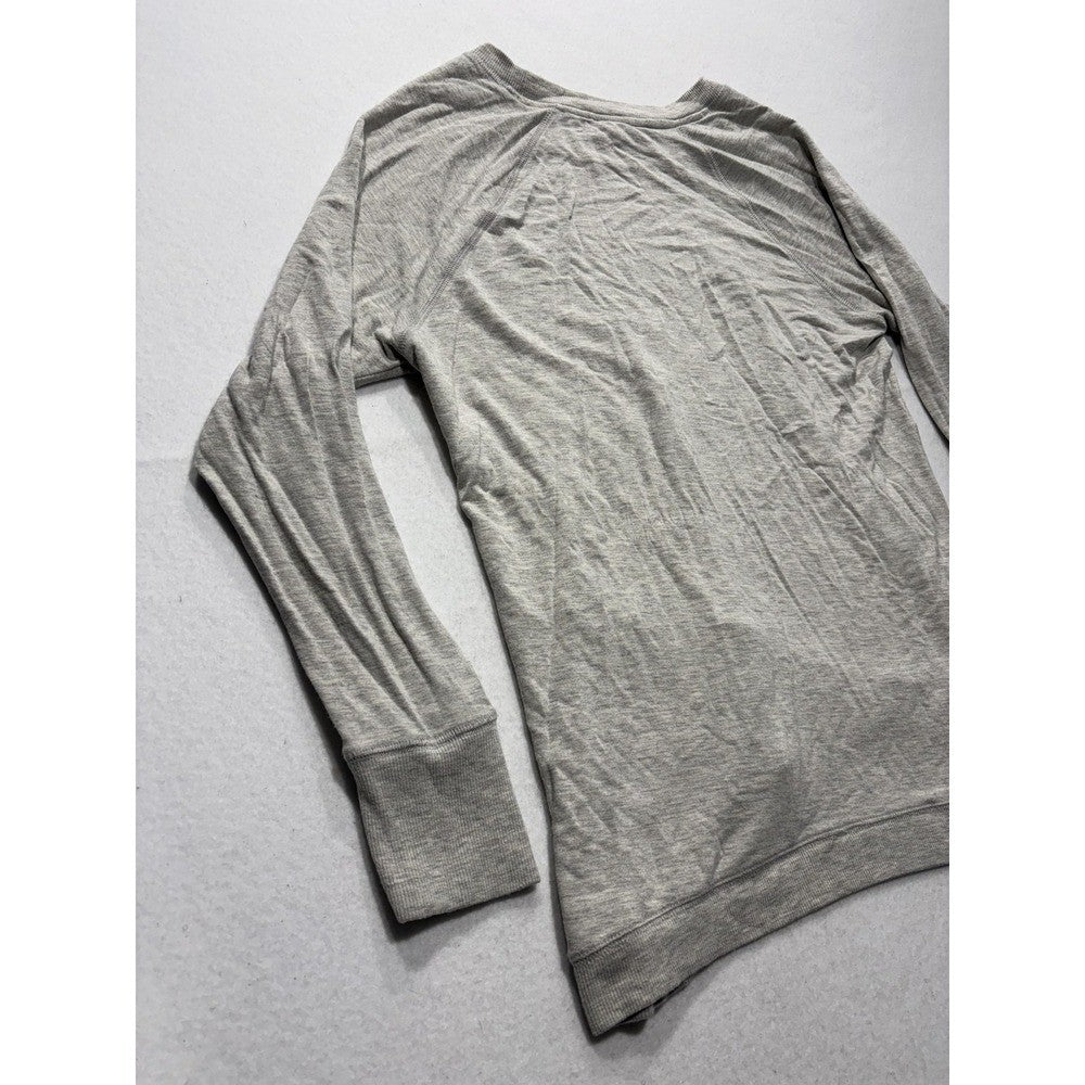 Philosophy Republic Clothing Top Womens Large Gray Long Sleeve Asymmetrical Hem
