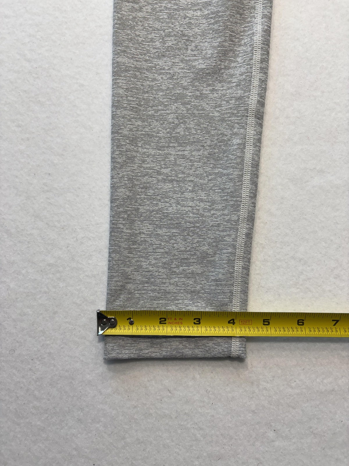 Outdoor Voices Leggings Womens Small Gray Colorblock Stretch Knit Ankle