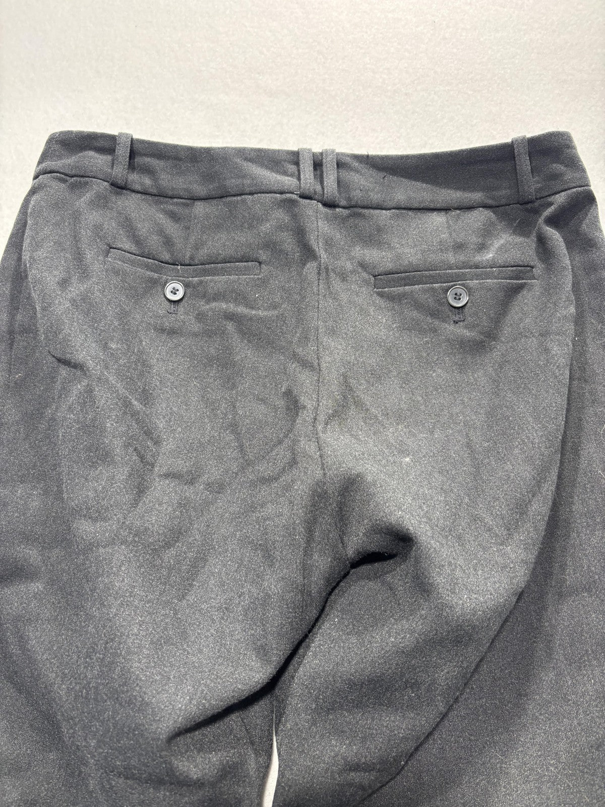 Liz Claiborne Dress Pants Womens 6 Gray Emma Classic Straight Leg Stretch Career