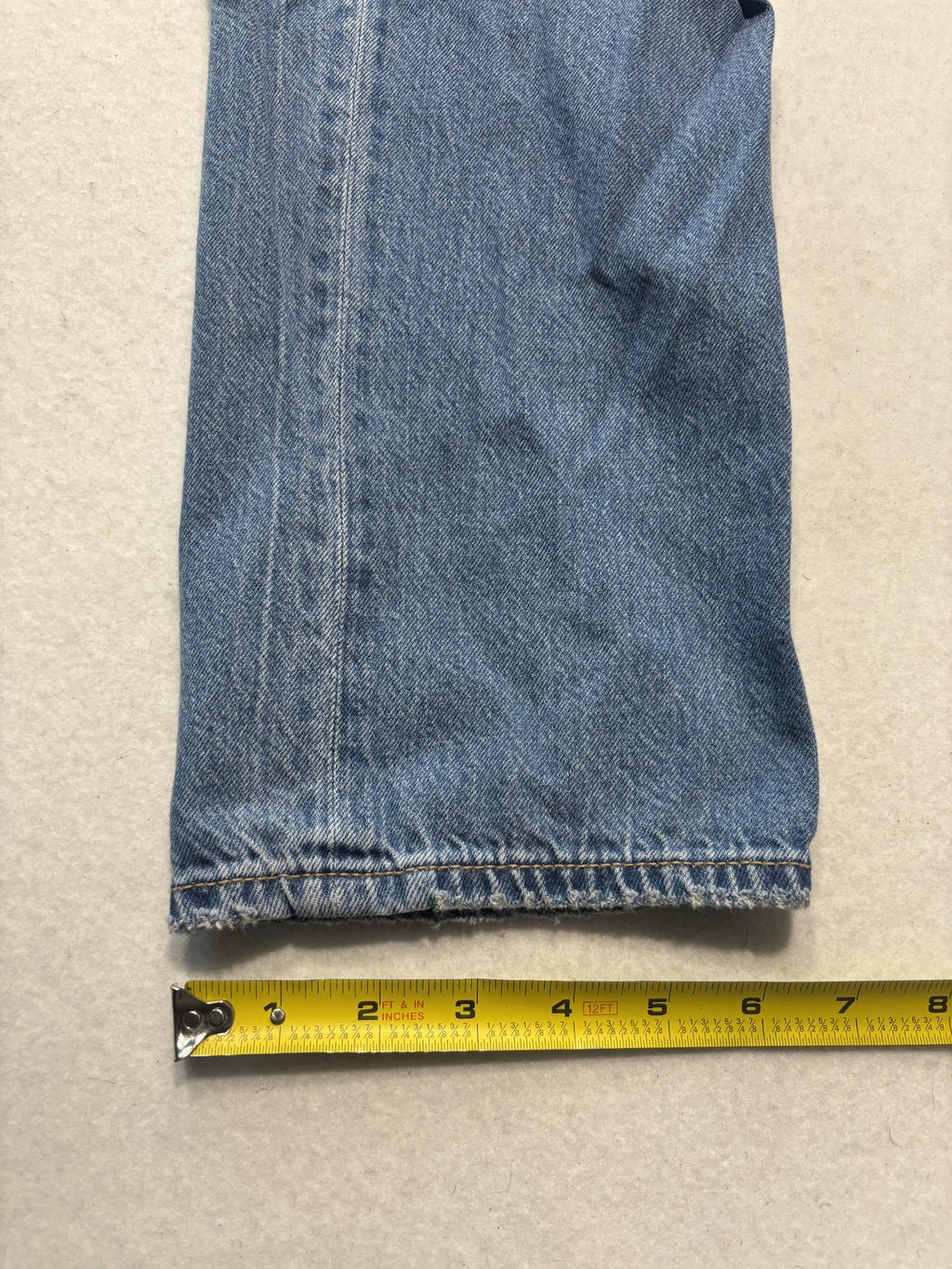 American Eagle Outfitters Tomgirl Jeans Womens 8 Medium Wash Distressed 32x28.5