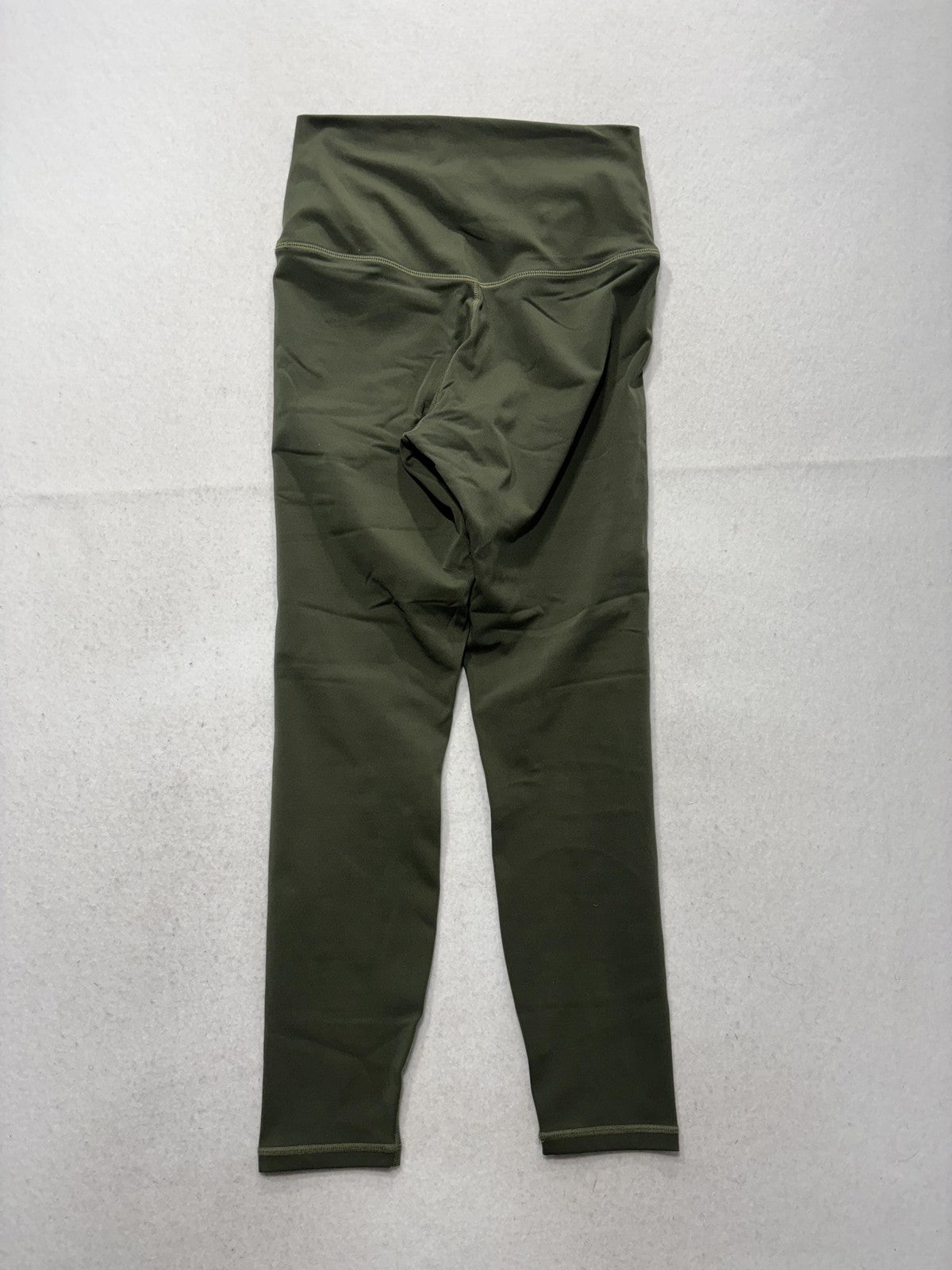 YUNOGA Leggings Womens Medium Green High Rise 26" Inseam Ankle Yoga Stretch