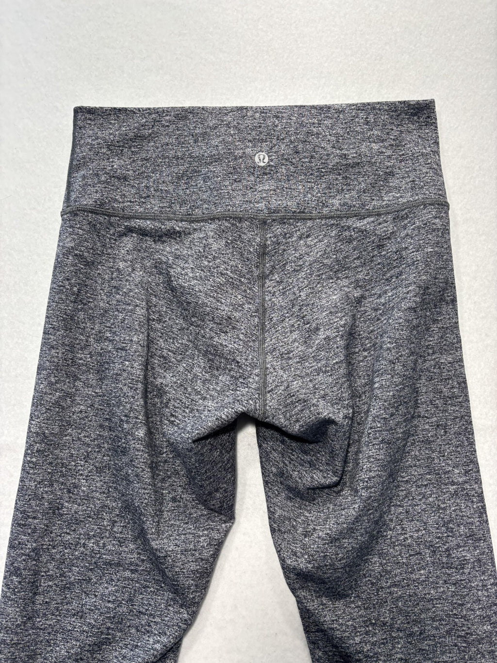 Lululemon Leggings Womens 10 Gray High Rise 25" Inseam Ankle Yoga Stretch Active