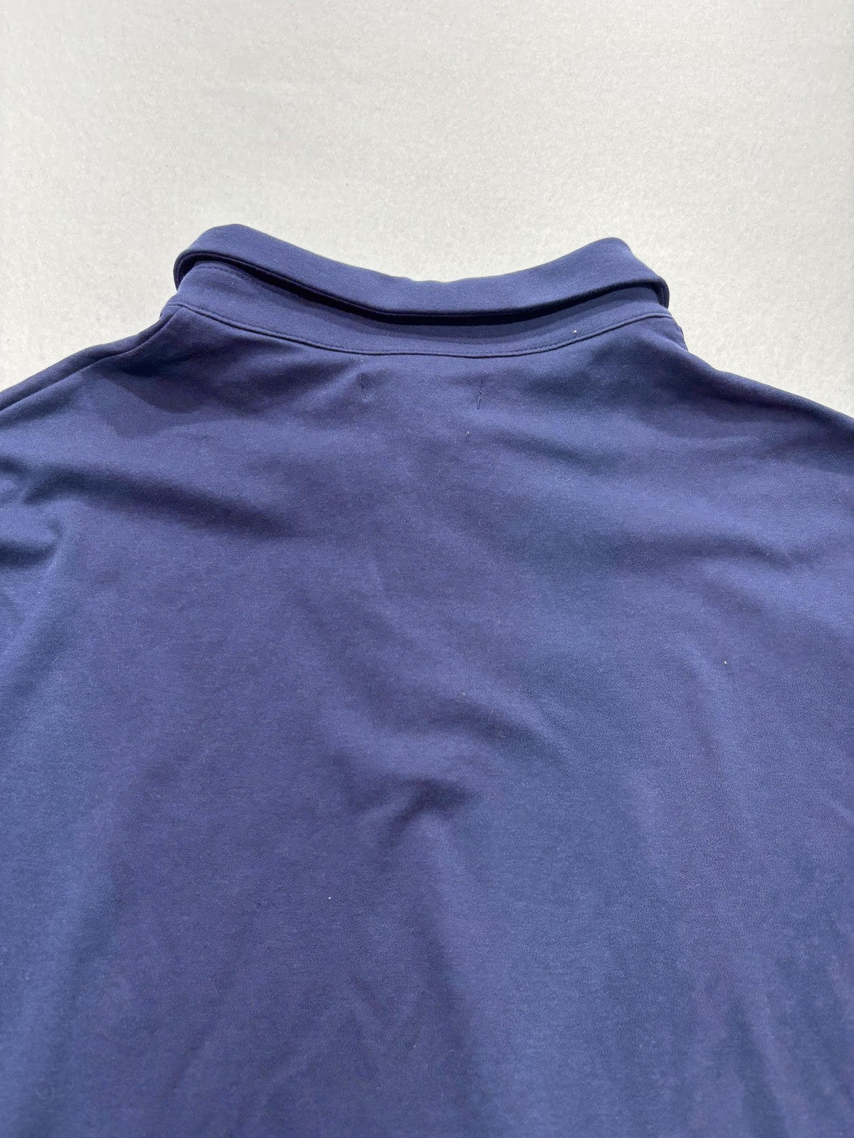 Banana Republic Polo Shirt Mens Large Blue Short Sleeve Jersey Regular Fit