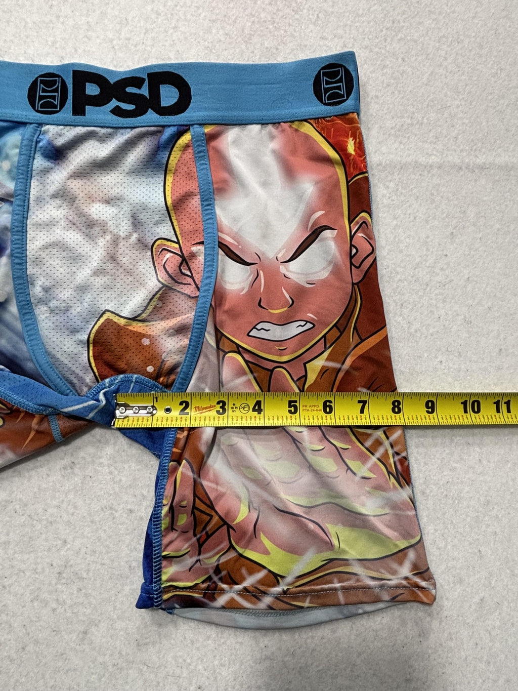 PSD Boxer Briefs Mens Medium Multicolor Avatar Aang Anime Underwear Stretch