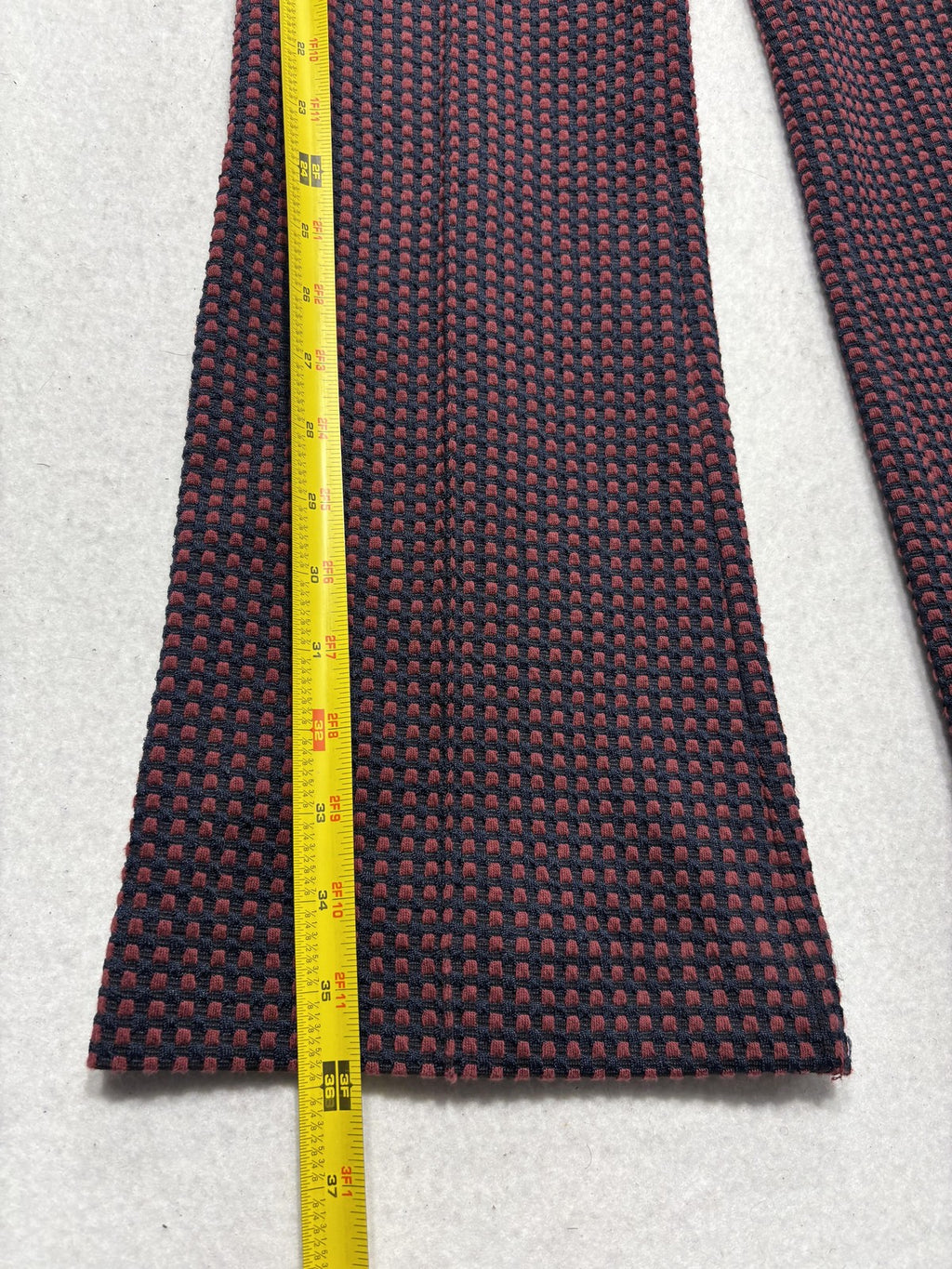 Anthropologie Essential Crop Flare Knit Pants Womens Small Blue Geometric