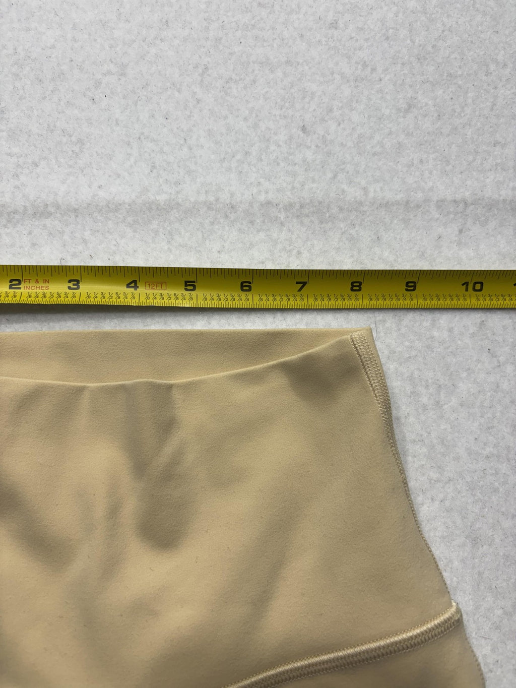 Lululemon Leggings Womens 6 Beige High Rise 21" Inseam Cropped Yoga Stretch