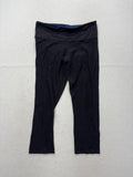 Lululemon Leggings Womens 6 Black 21.5" Inseam Capri Yoga Stretch Athletic Pants