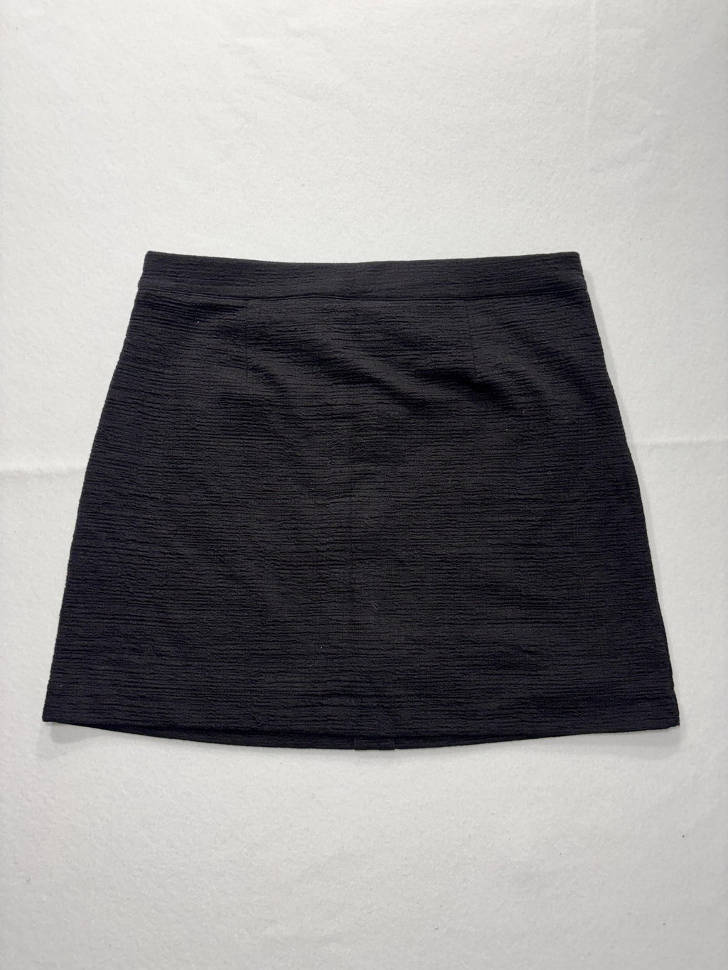 Maeve Skirt Womens Large Gray Textured Button Front A Line Mini Anthropologie