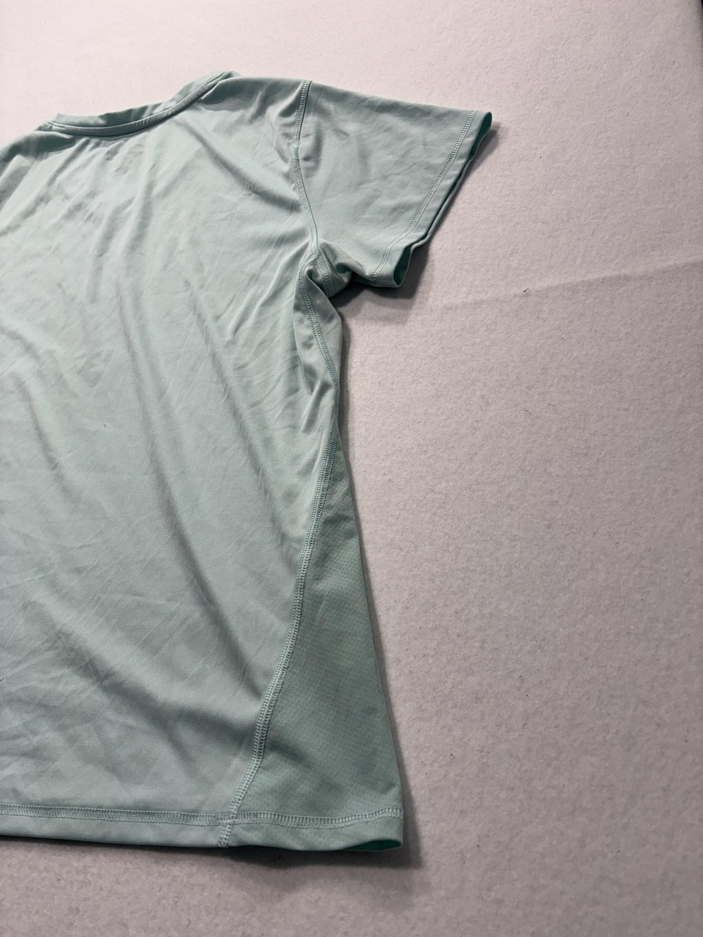 Champion Shirt Womens 2XL Green V Neck Short Sleeve Moisture Wicking Top