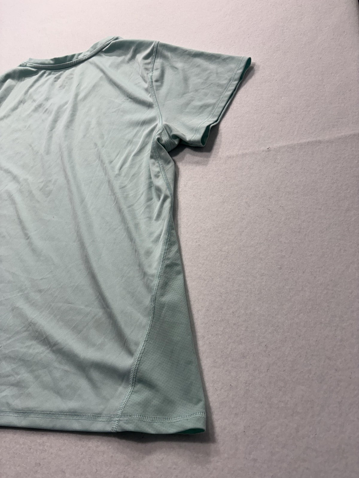Champion Shirt Womens 2XL Green V Neck Short Sleeve Moisture Wicking Top