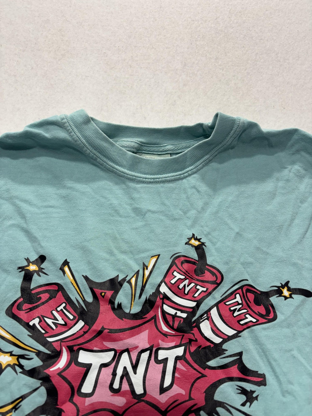 Comfort Colors Shirt Mens Medium Green TNT Carsyns Funcle 31 Graphic Tee Funny