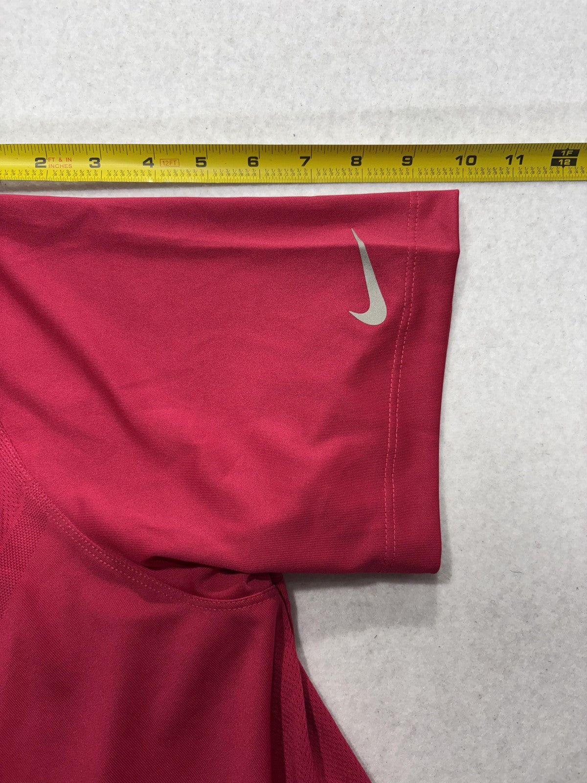 Nike Golf Dri-FIT Polo Shirt Mens Small Pink Tour Performance Short Sleeve Golf