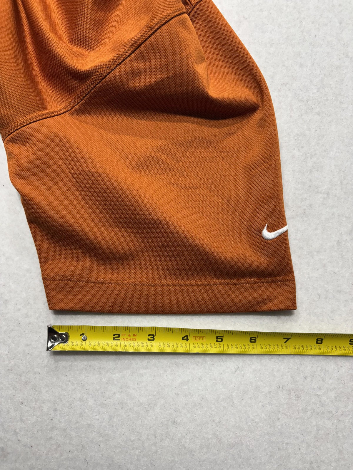 Nike Dri-FIT Golf Polo Shirt Mens Large Orange ETX Logo Short Sleeve Performance