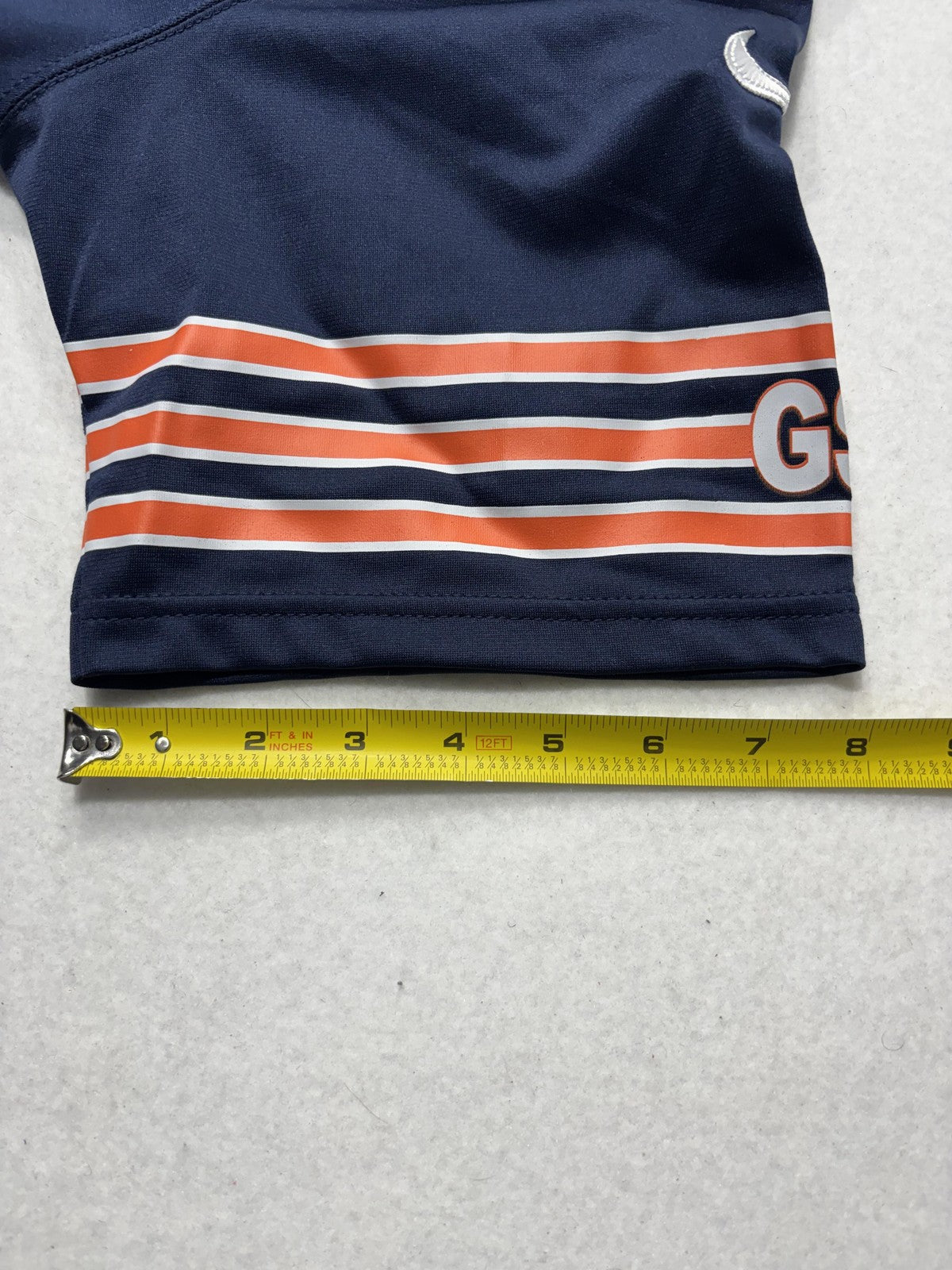 Chicago Bears Jersey Mens Large Navy Blue NFL Football Nike BDN 9 On Field