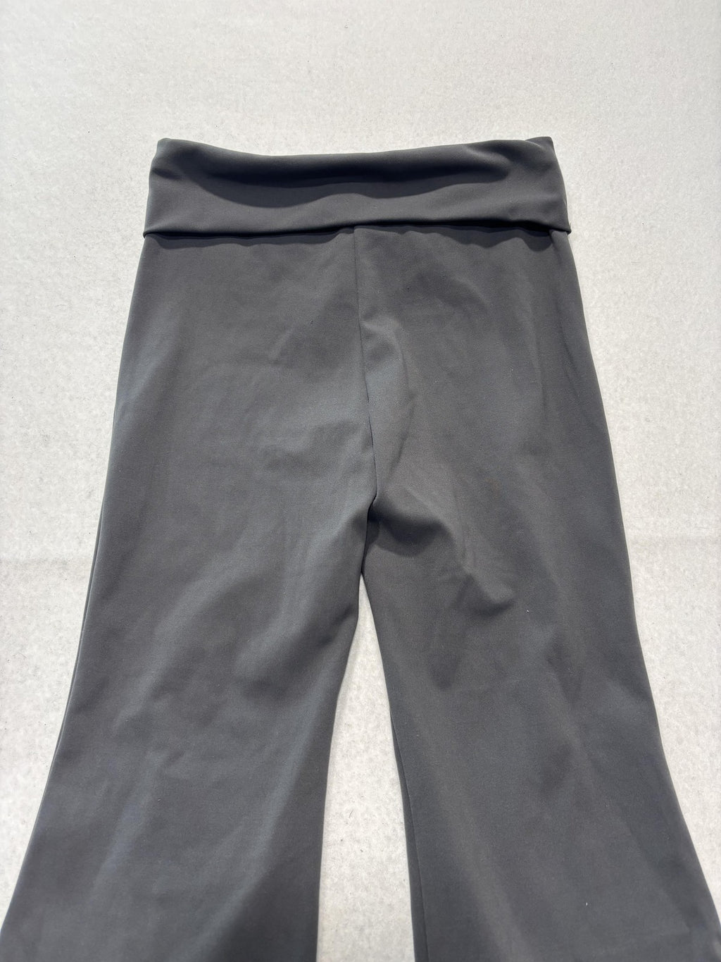 Art Class Leggings Girls 8 Gray Flare Foldover Waist Yoga Pants Athletic Stretch