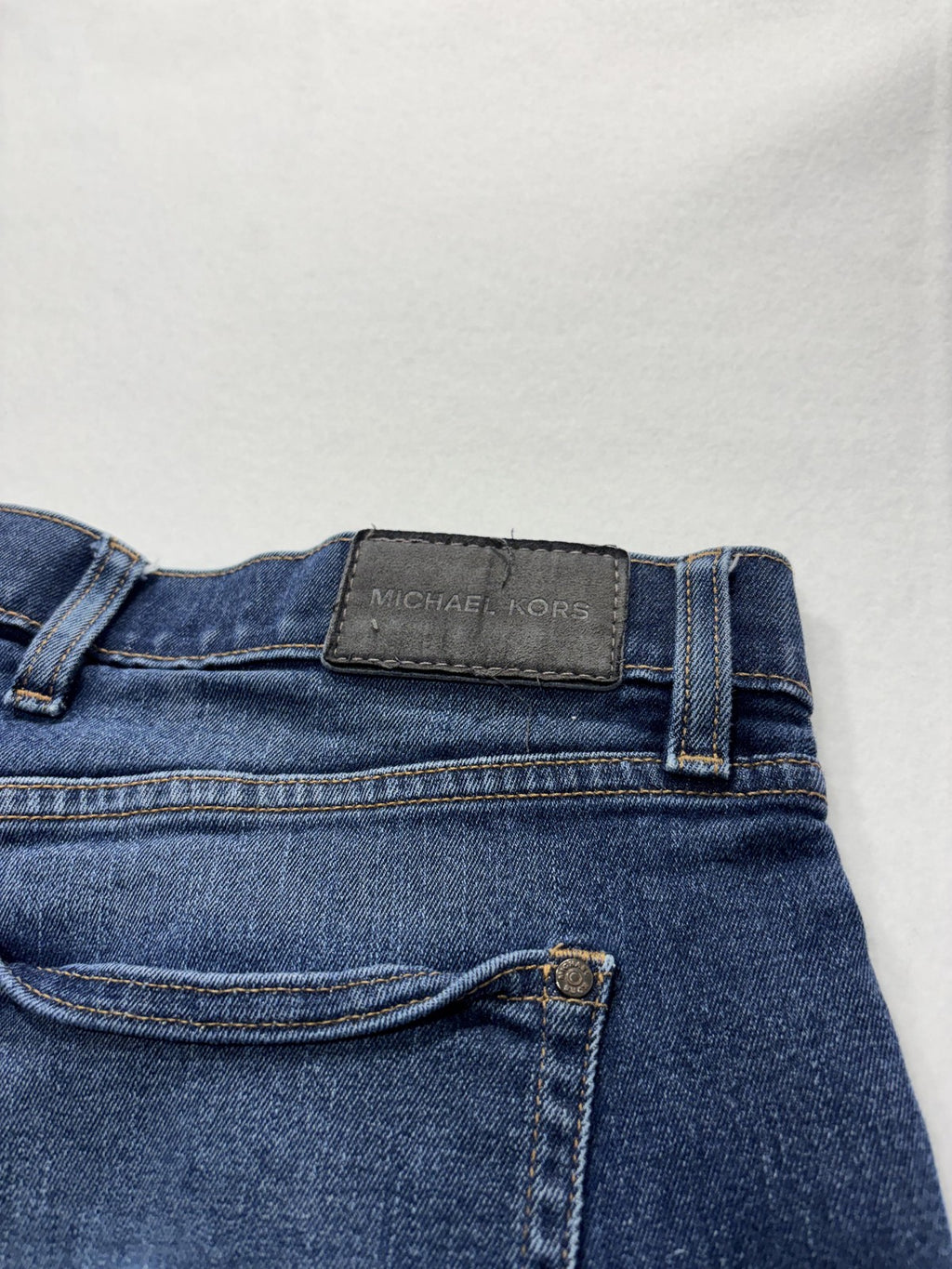 Michael Kors Parker Slim Fit Jeans Mens 36x32 Blue Medium Straight Leg Denim