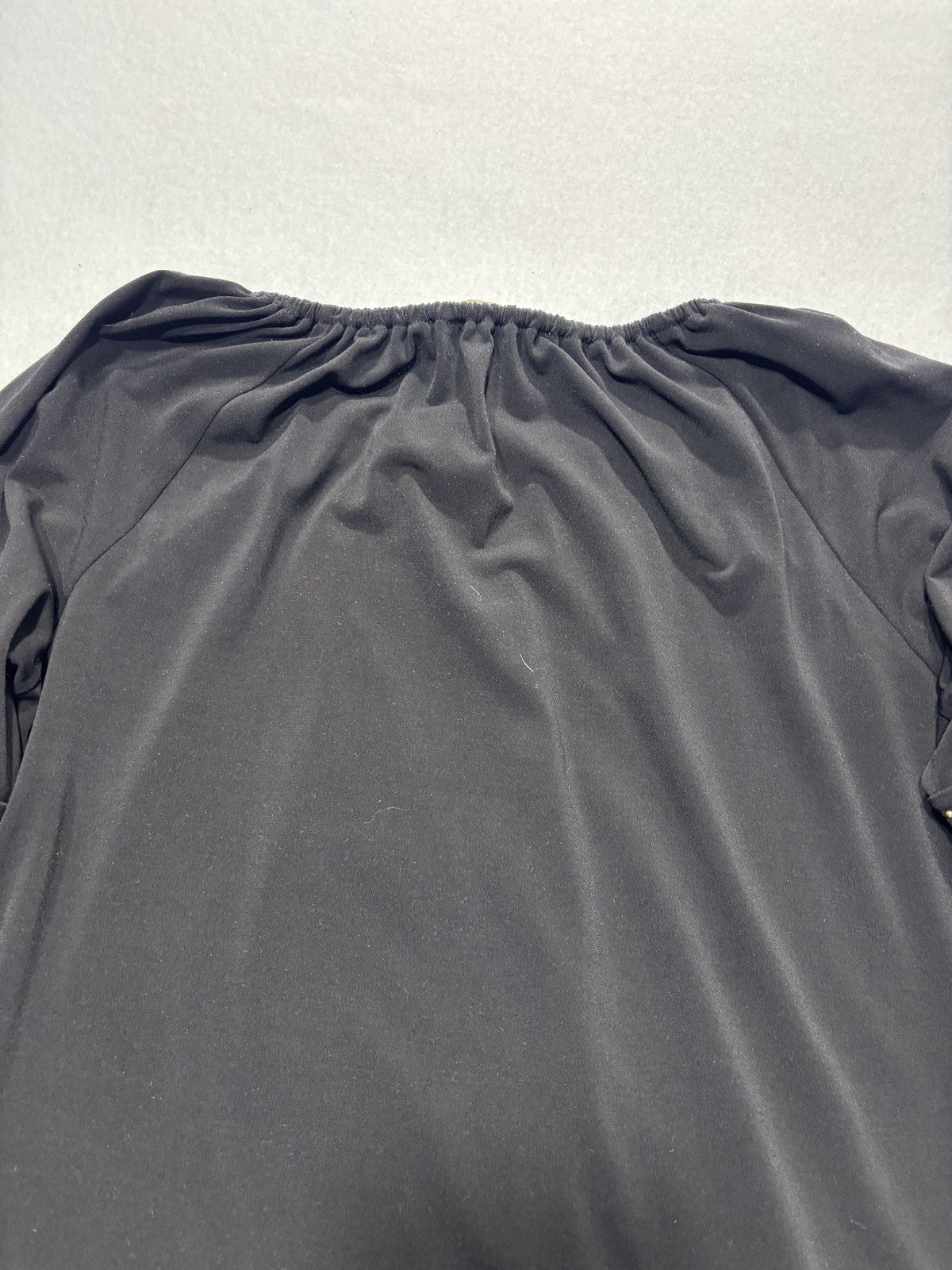 MICHAEL Michael Kors Dress Womens Small Black Scoop Neck Studded Bell Sleeve