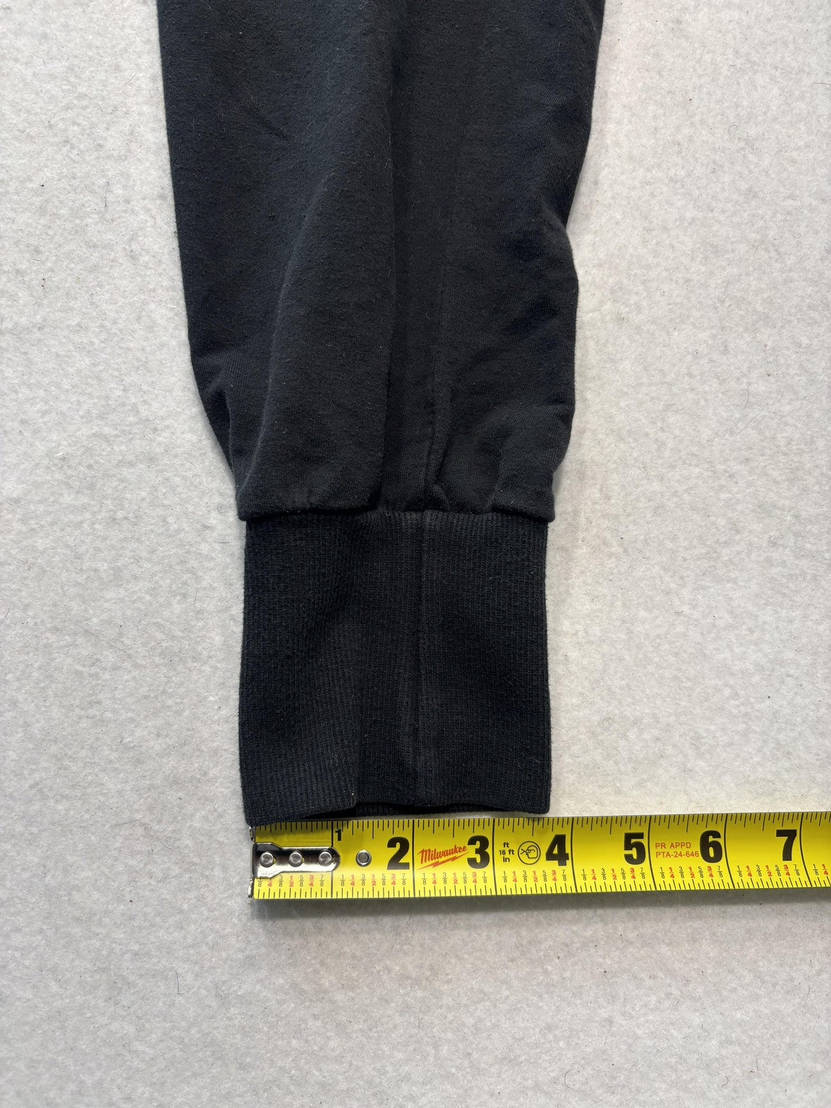 Ambiance Jogger Pants Womens L Black Knit Elastic Waist Tapered Lounge Casual