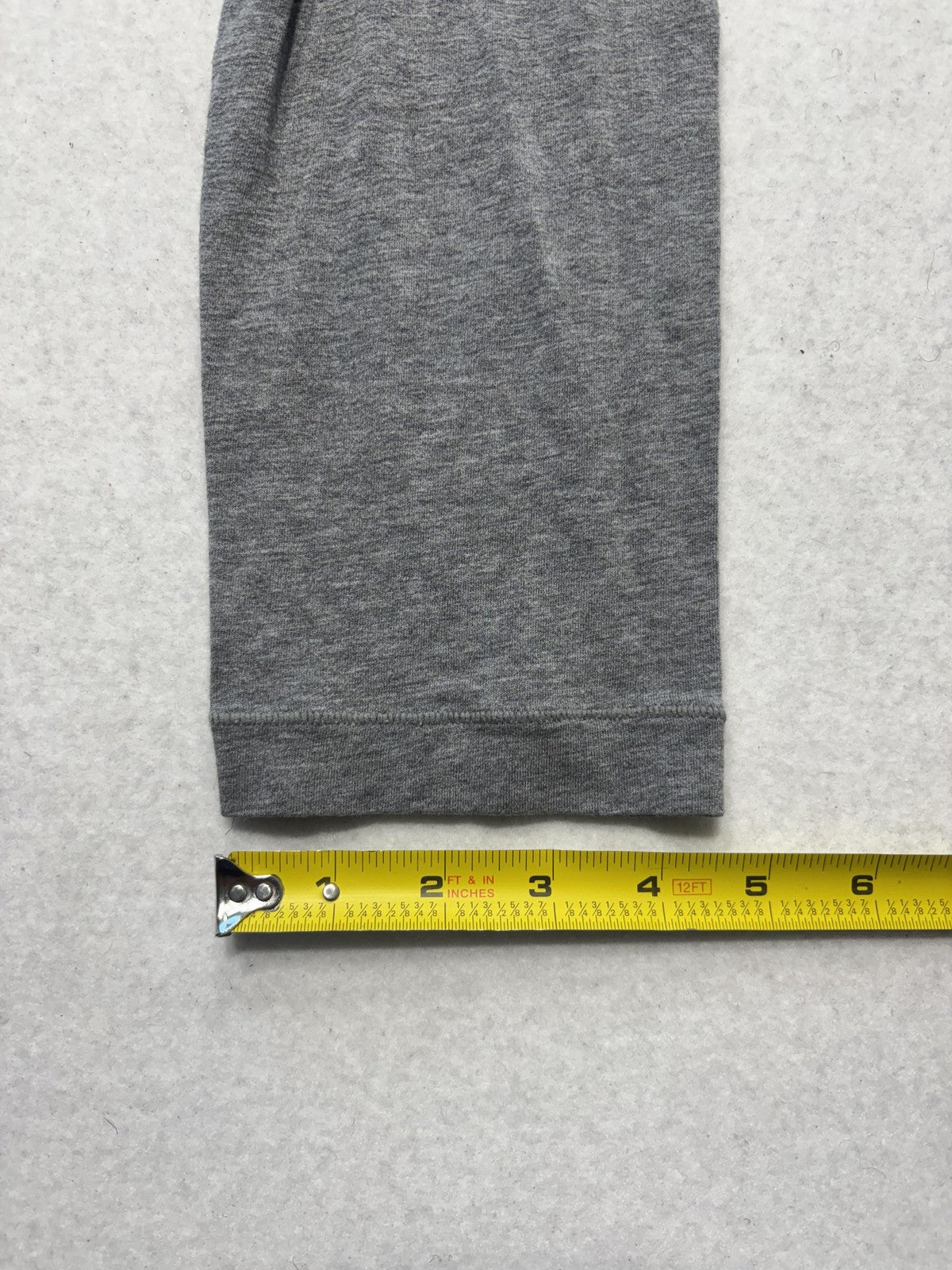 H&M Shirt Mens XS Gray Modal Long Sleeve Crew Neck Tee Lightweight Stretch