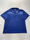 Ben Hogan Performance Polo Shirt Mens 2XL Blue Mesh Golf Short Sleeve Athletic