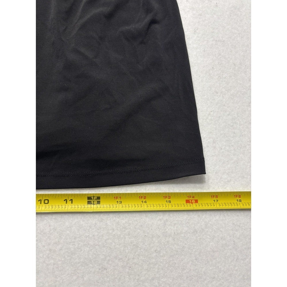 MICHAEL Michael Kors Dress Womens Large Black Halter Cold Shoulder Blouson Short