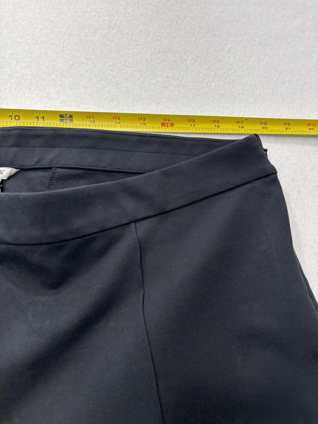 J.Crew Dress Pants Womens 20 Black Ponte Straight Leg Pull On Crop Stretch