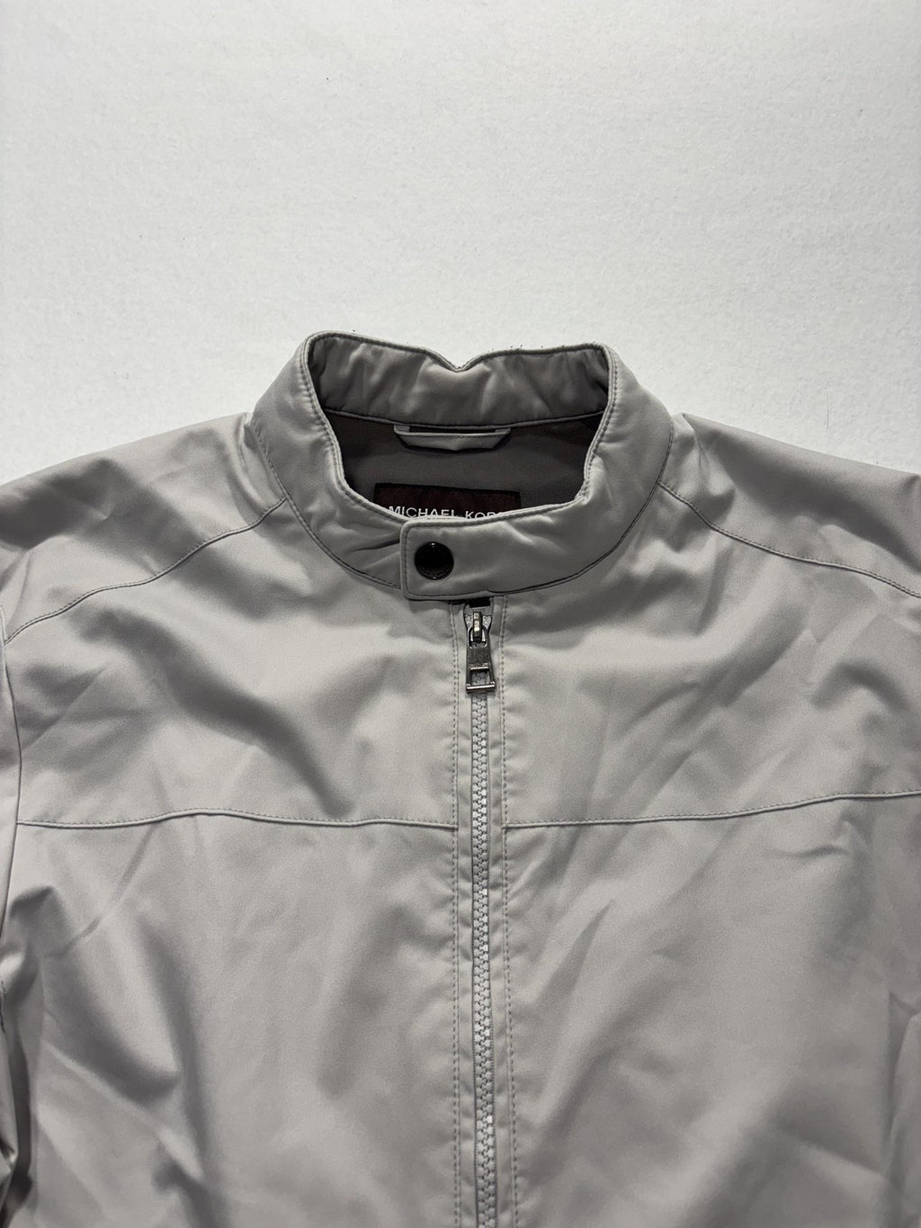 Michael Kors Jacket Mens Medium Gray Travel Engineered Full Zip Windbreaker