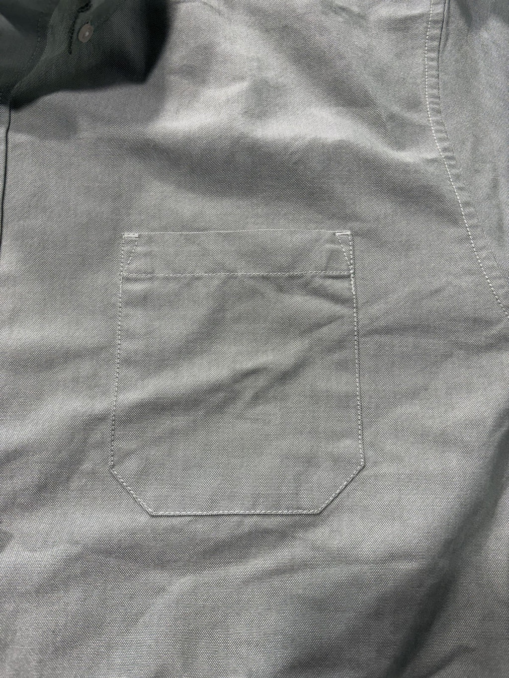 Mack Weldon Shirt Mens 2XL Green Oxford Long Sleeve Button Up Performance Casual