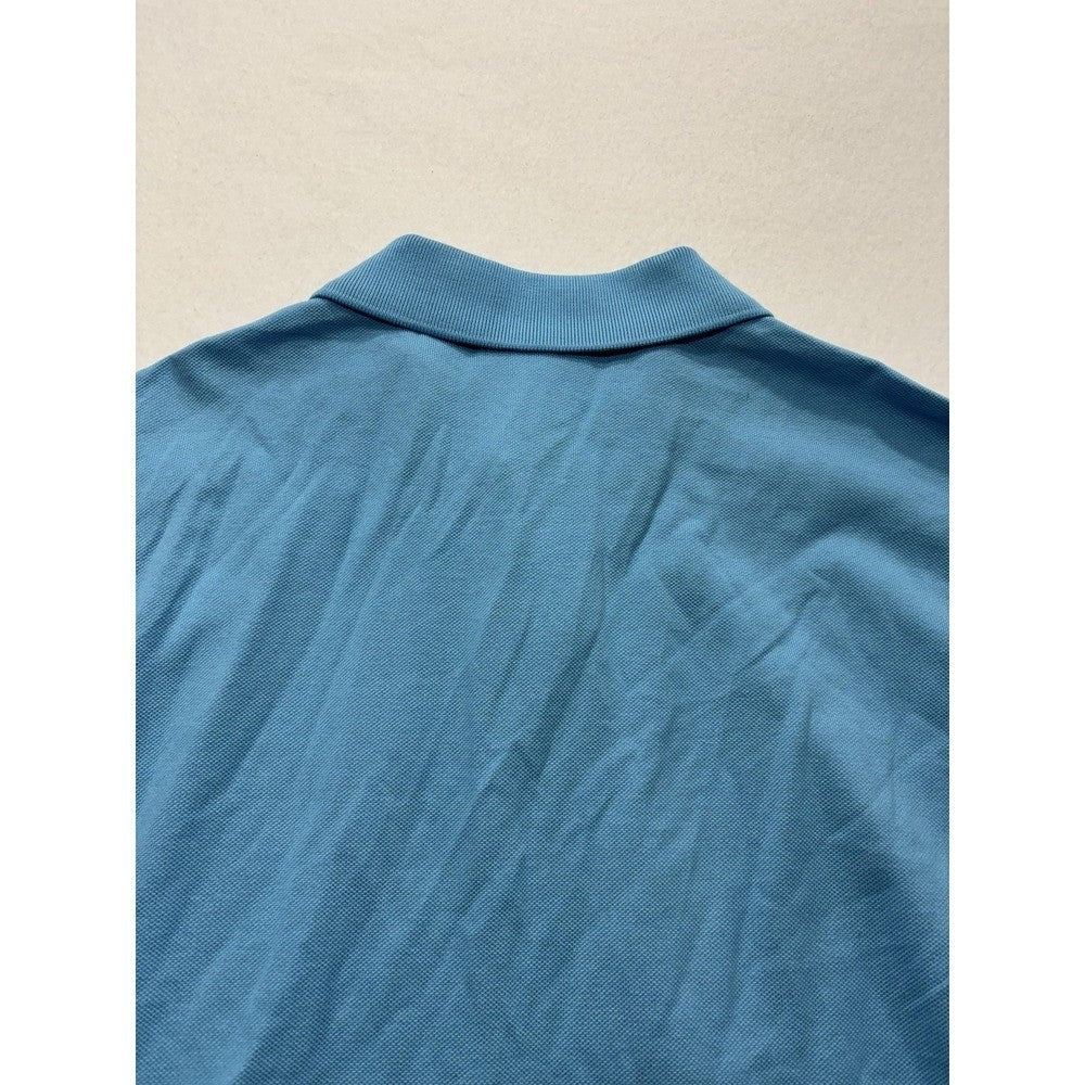 Lacoste Polo Shirt Mens 3XL Blue Classic Fit Pique Cotton Short Sleeve Logo