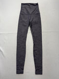 Lululemon Leggings Womens 2 Gray High Rise 25" Inseam Ankle Yoga Stretch Active
