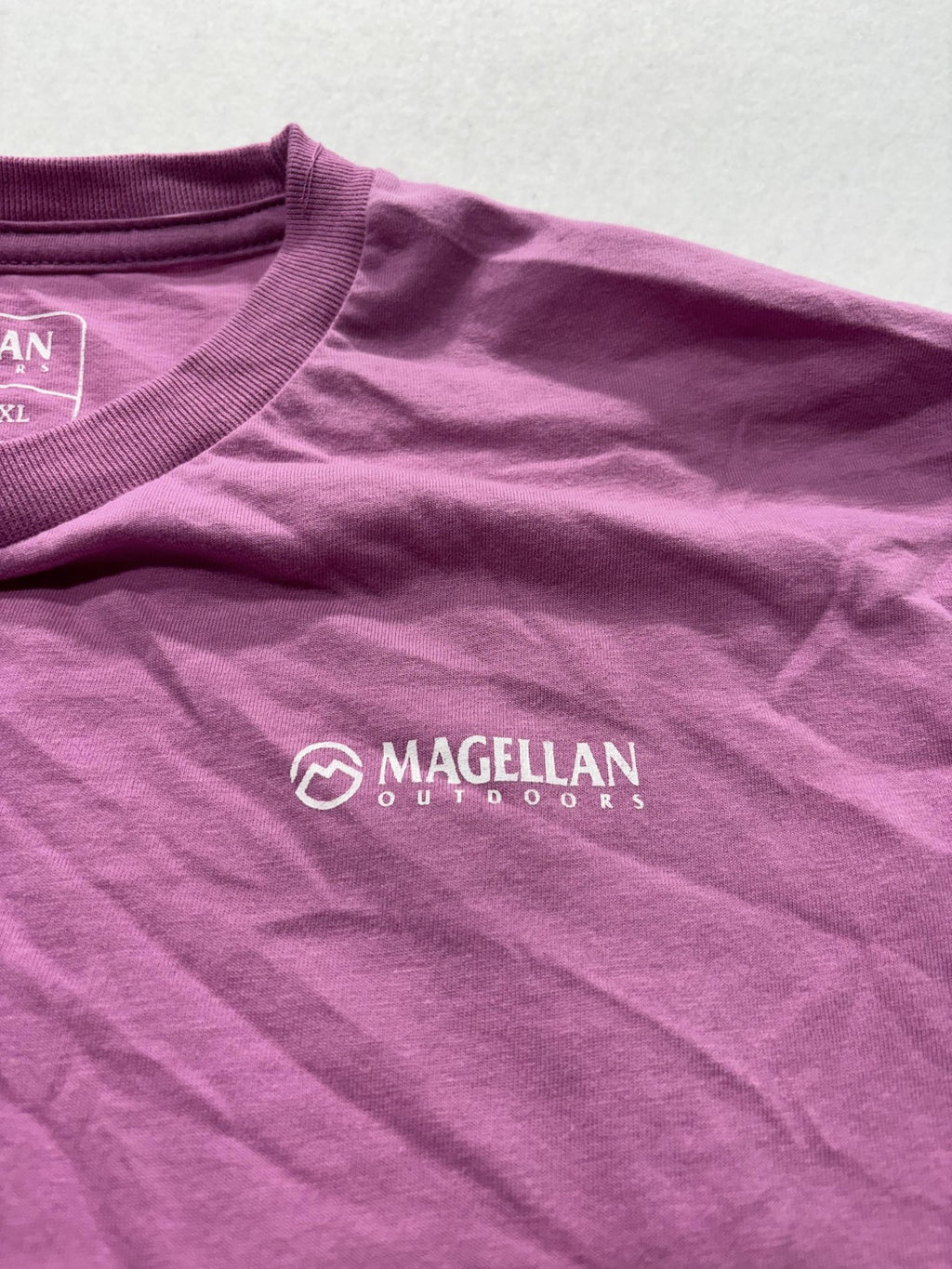 Magellan Outdoors Shirt Mens 2XL Purple Pineapple Tropical Graphic Tee Casual