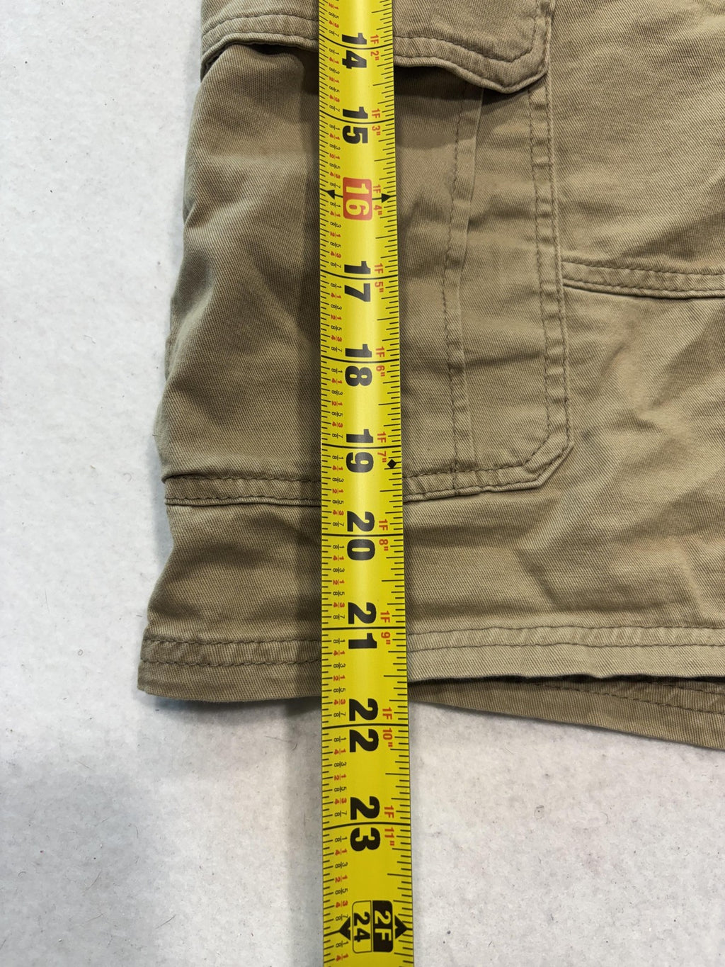Wrangler Mens Relaxed Fit Cargo Shorts 40 Beige Canvas Stretch Hiking 11231492f
