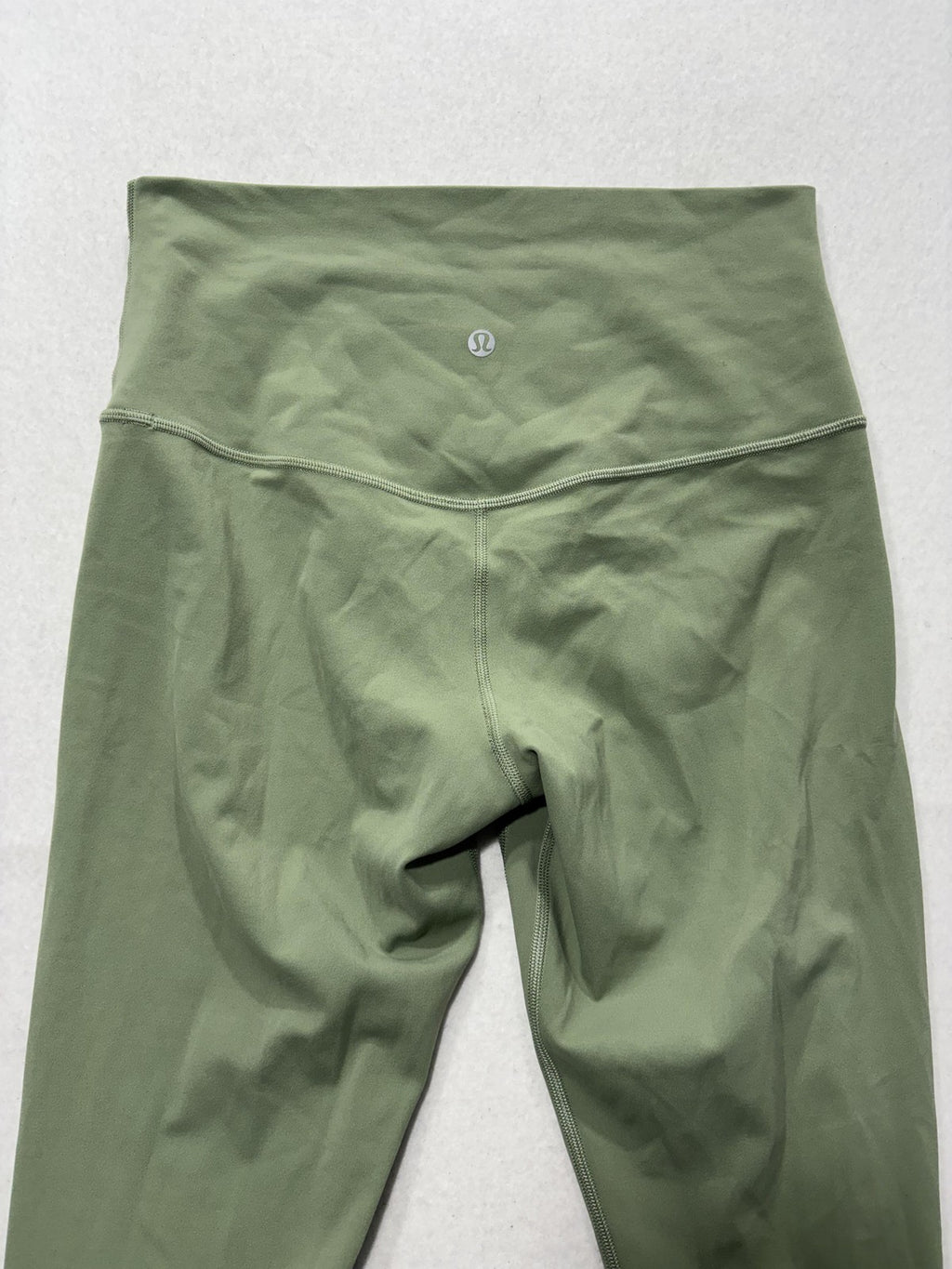 Lululemon Leggings Womens 8 Green High Rise 26" Inseam Ankle Yoga Stretch