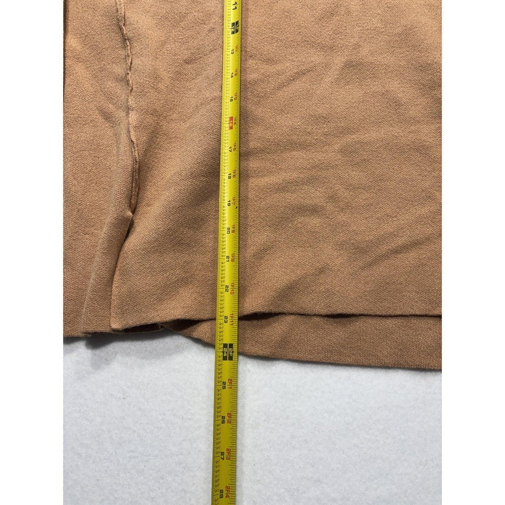 Maeve Sweater Womens Medium Brown Mock Neck Dolman Sleeve Knit Relaxed Pullover