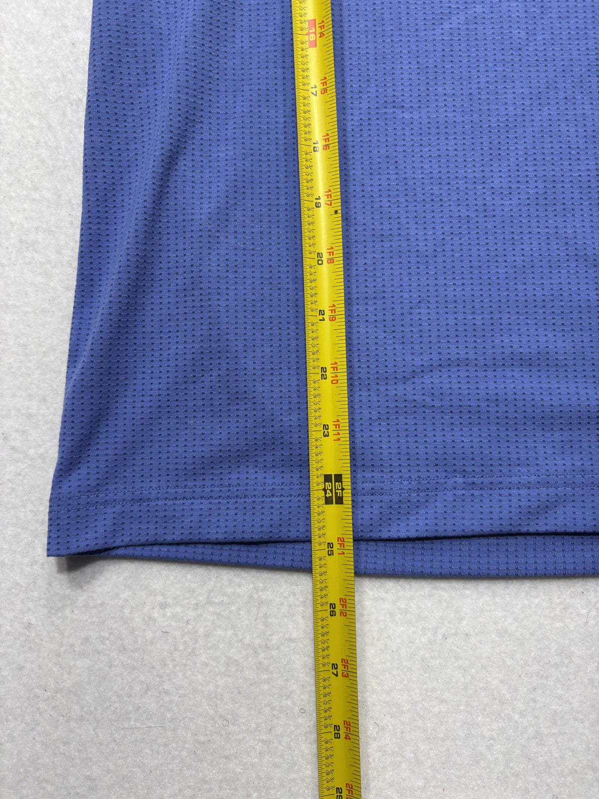 Outdoor Voices ThinkFast Shirt Mens XS Blue Mesh Short Sleeve Running Athletic