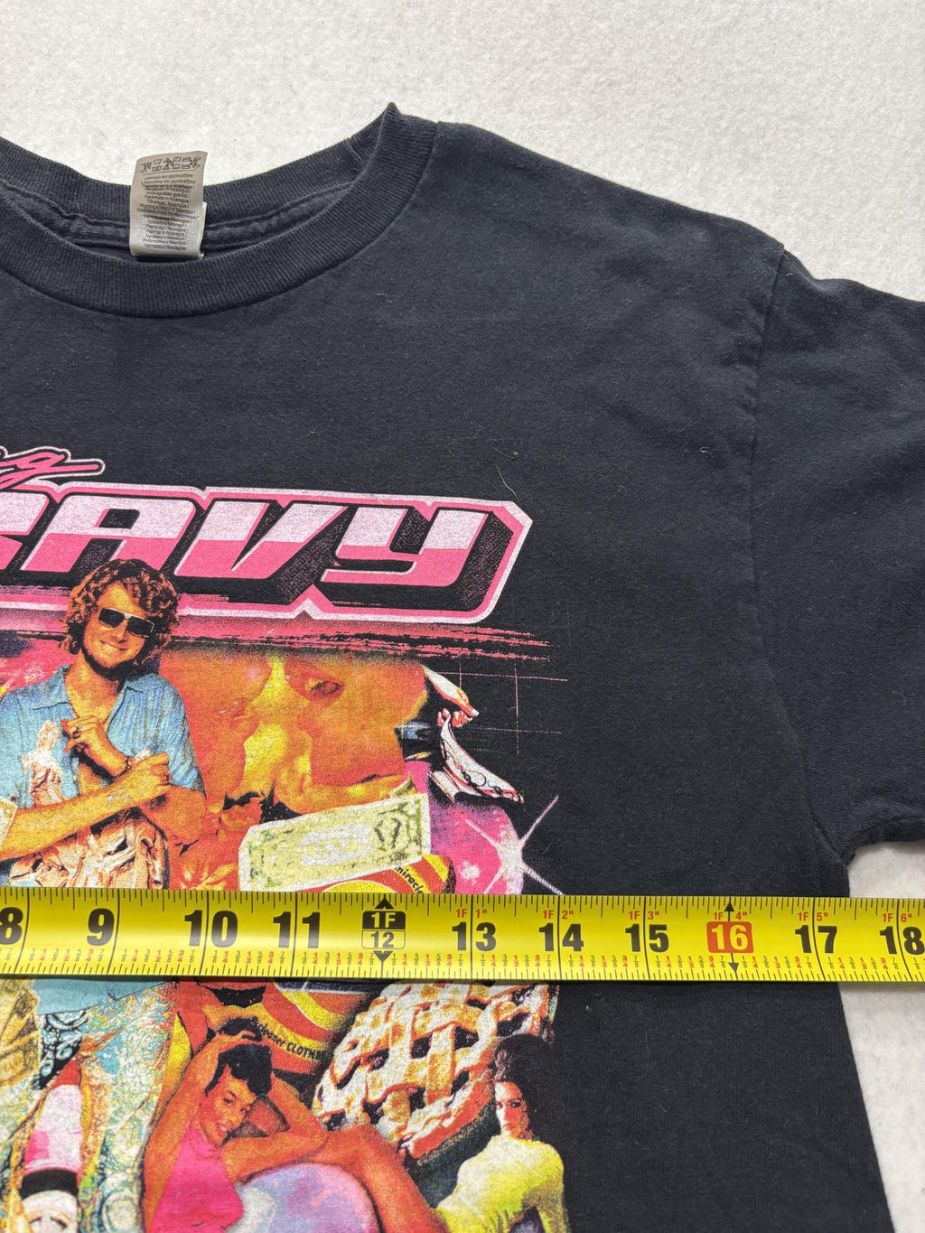 Gildan Hammer Shirt Mens Medium Black Yung Gravy Tour 2022 Graphic Tee Concert