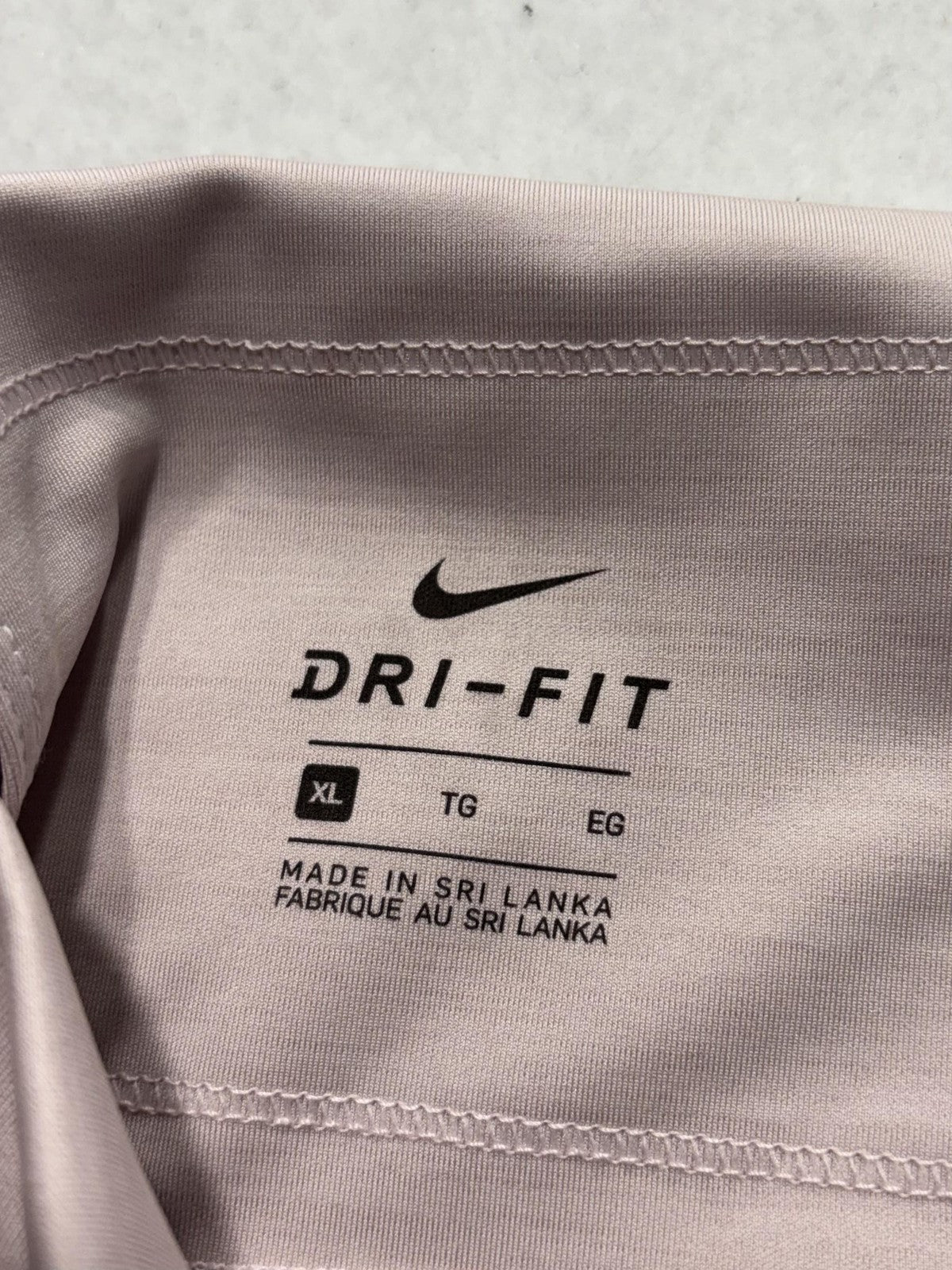 Nike Yoga Leggings Womens XL Pink Dri-FIT High Rise 7/8 Length Ankle Training