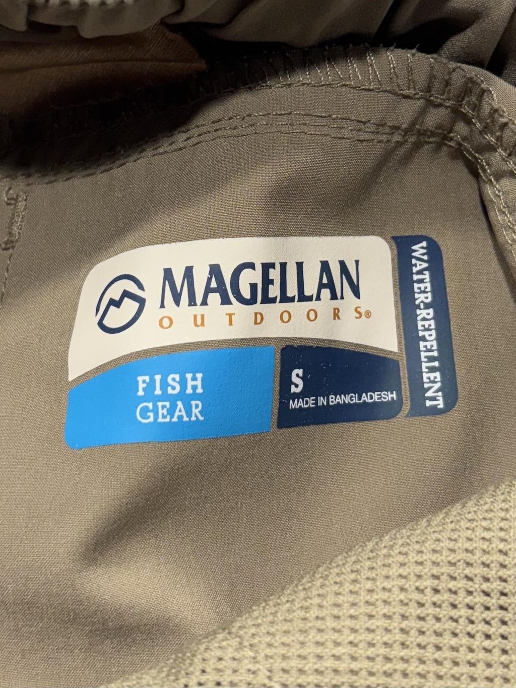Magellan Outdoors Shorts Mens Small Brown 7" Inseam Fishing Water Repellent