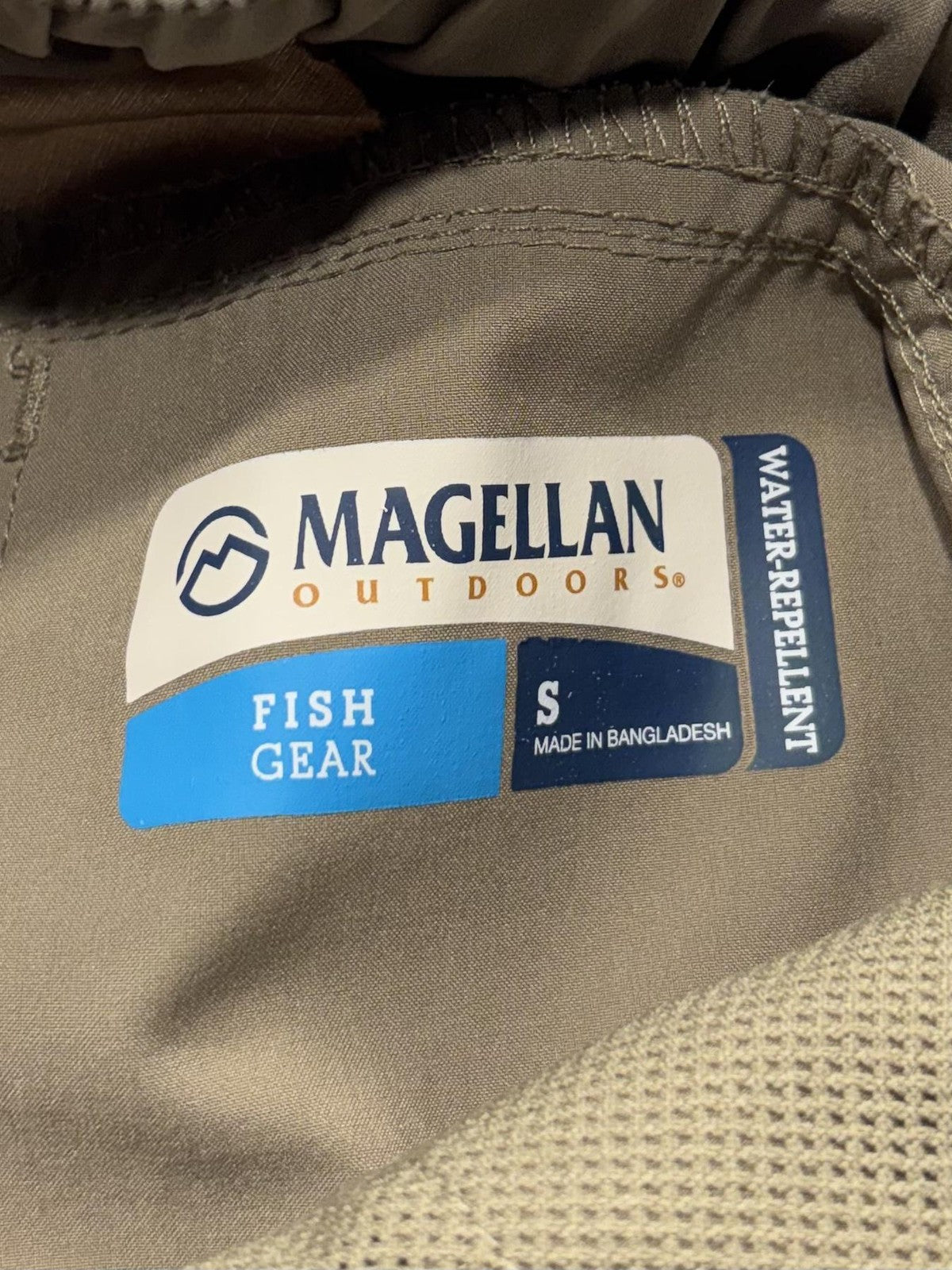 Magellan Outdoors Shorts Mens Small Brown 7" Inseam Fishing Water Repellent