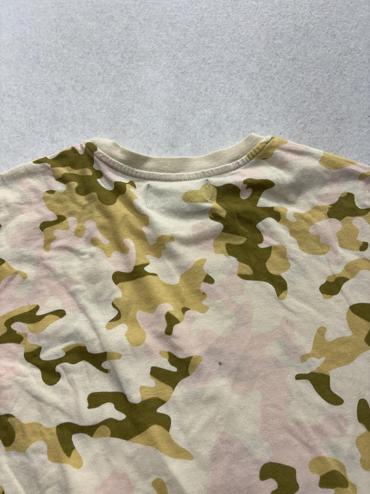 PacSun Shirt Mens Small Multicolor Camo Print Crew Neck Tee Casual Jersey Basic