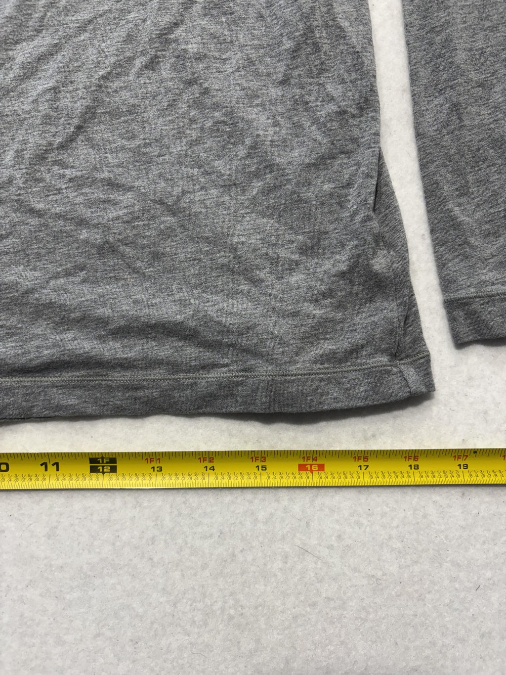 H&M Shirt Mens XS Gray Modal Long Sleeve Crew Neck Tee Lightweight Stretch