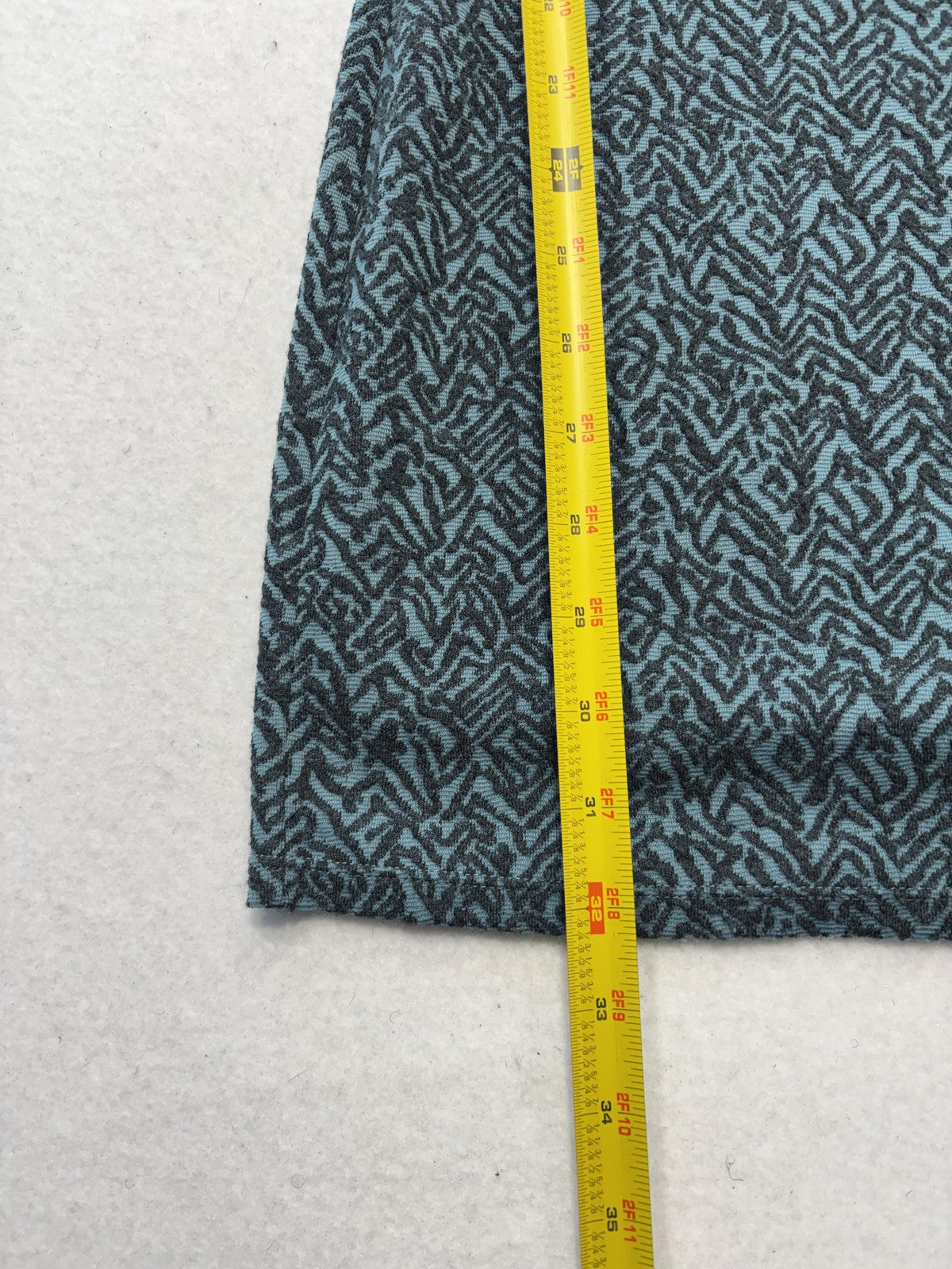 Free People Dress Womens XS Blue Chevron Scoop Neck Cutout Bodycon Tank Mini