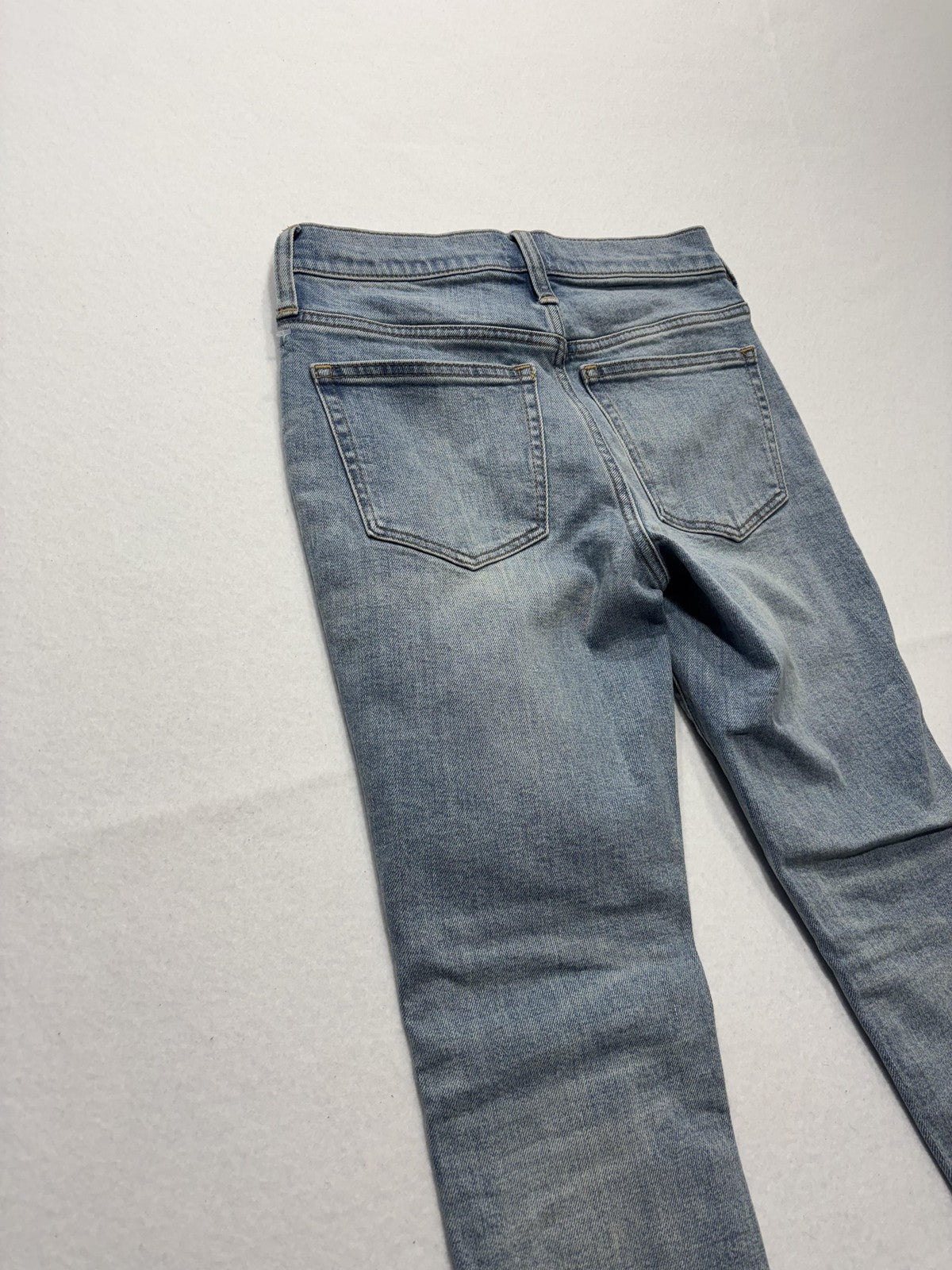 J.Crew 9" Toothpick Jeans Womens 24 Blue Medium Wash Mid Rise Skinny Stretch