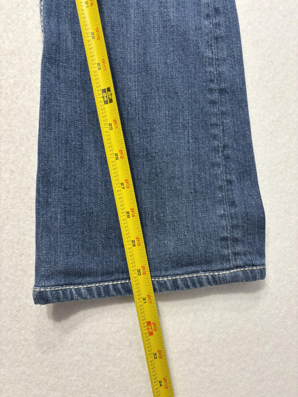 Miss Me Jeans Womens 28 Blue Medium Wash Low Rise Bootcut Embellished 28x31
